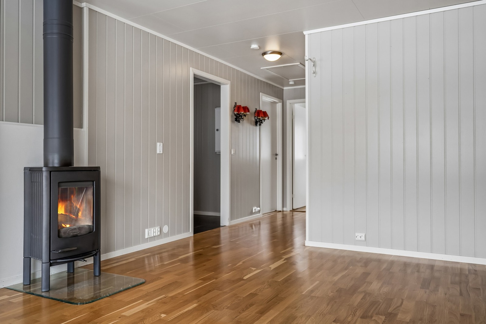 Vedovnen gir både varme og hyggelig stemning på kjølige dager. Galleribilde