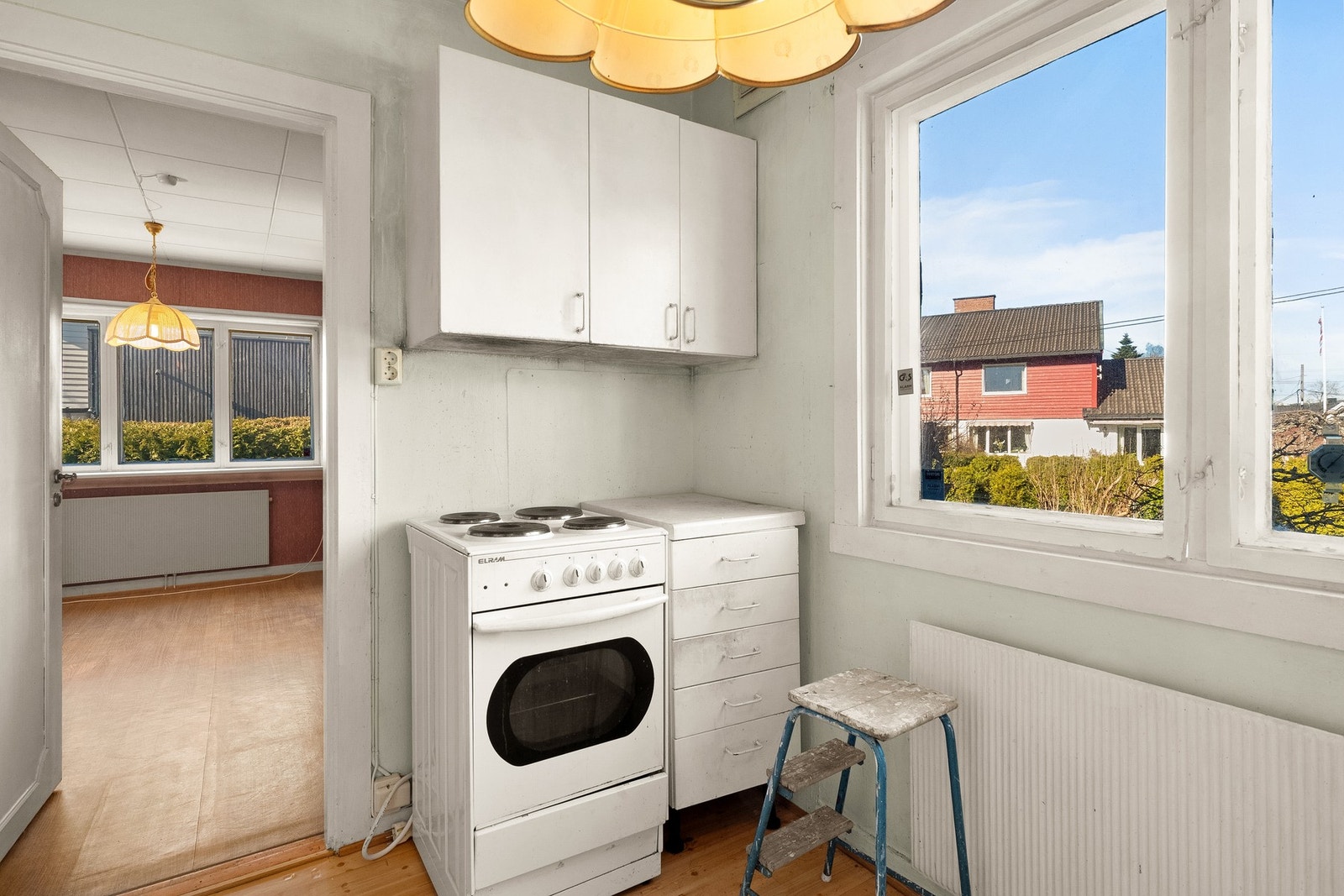 Videre kommer man til kjøkkenet. Galleribilde