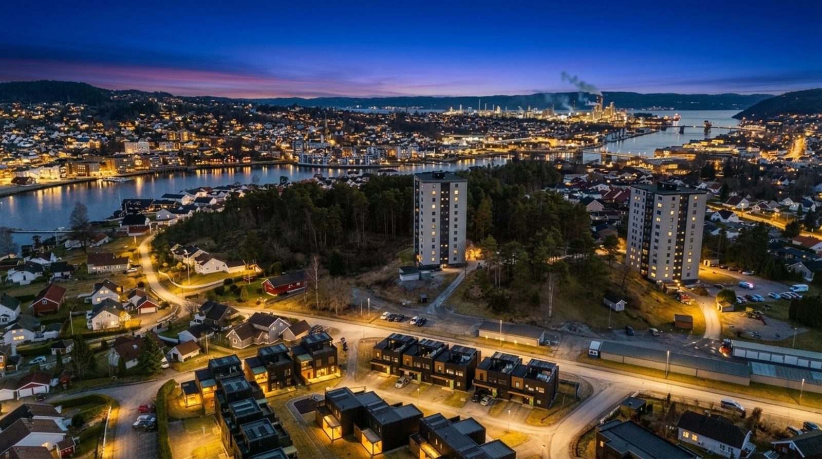 Attraktivt, barnevennlig område med kort vei til "alt". Galleribilde