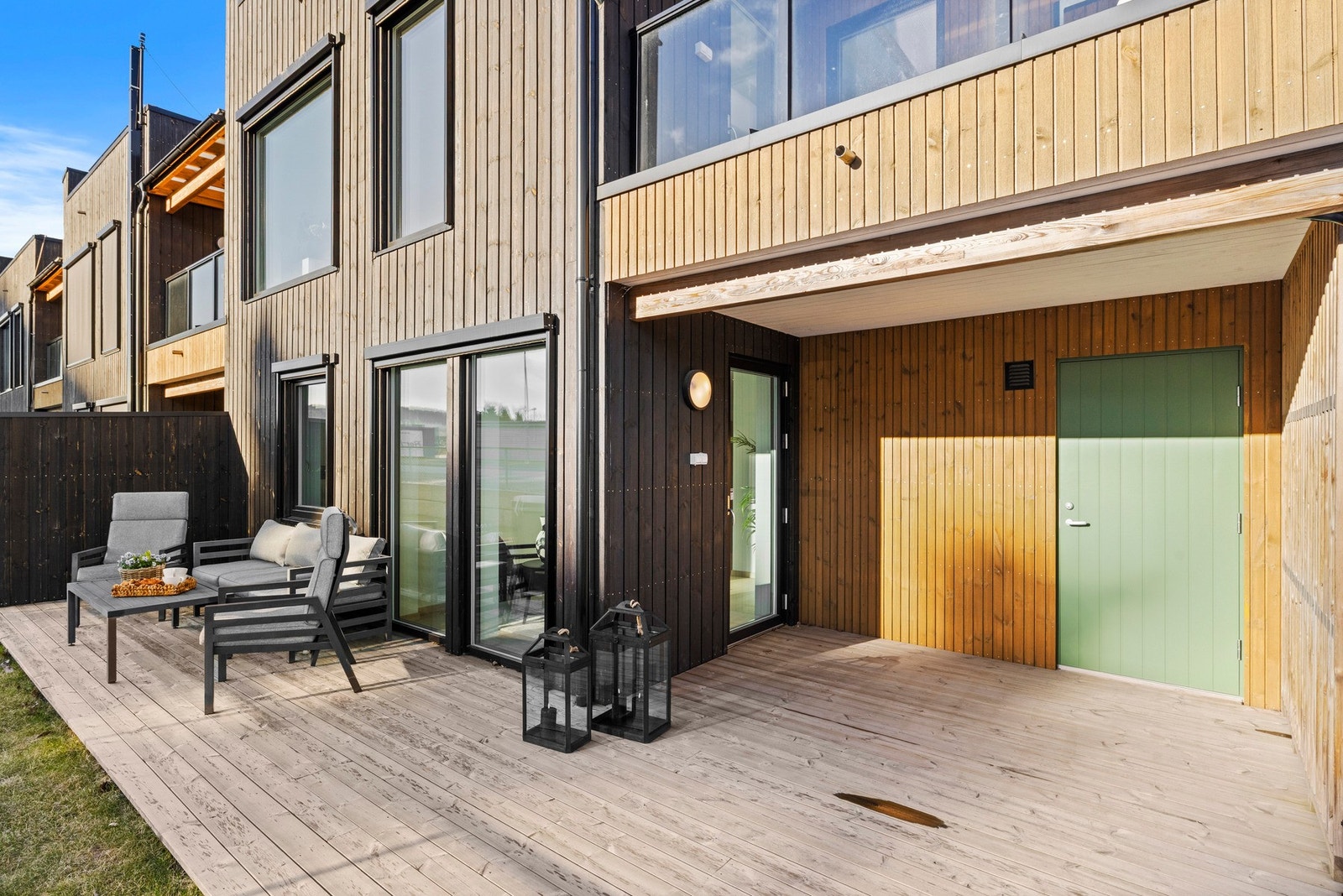 Her får man også mulighet til å etablere en koselig uteplass med ønsket møblering. Galleribilde