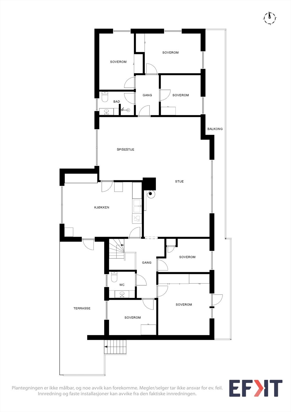 Plantegning 2.etasje Galleribilde