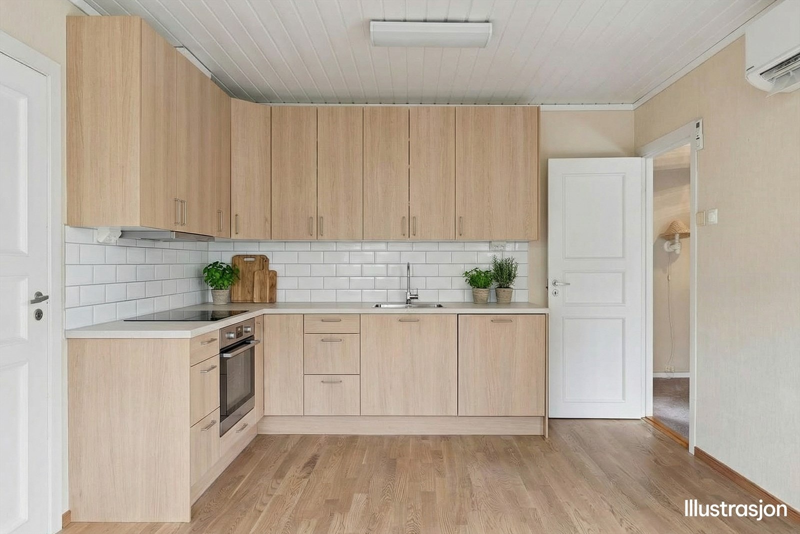 Kjøkken - Møbler er illustrasjon Galleribilde