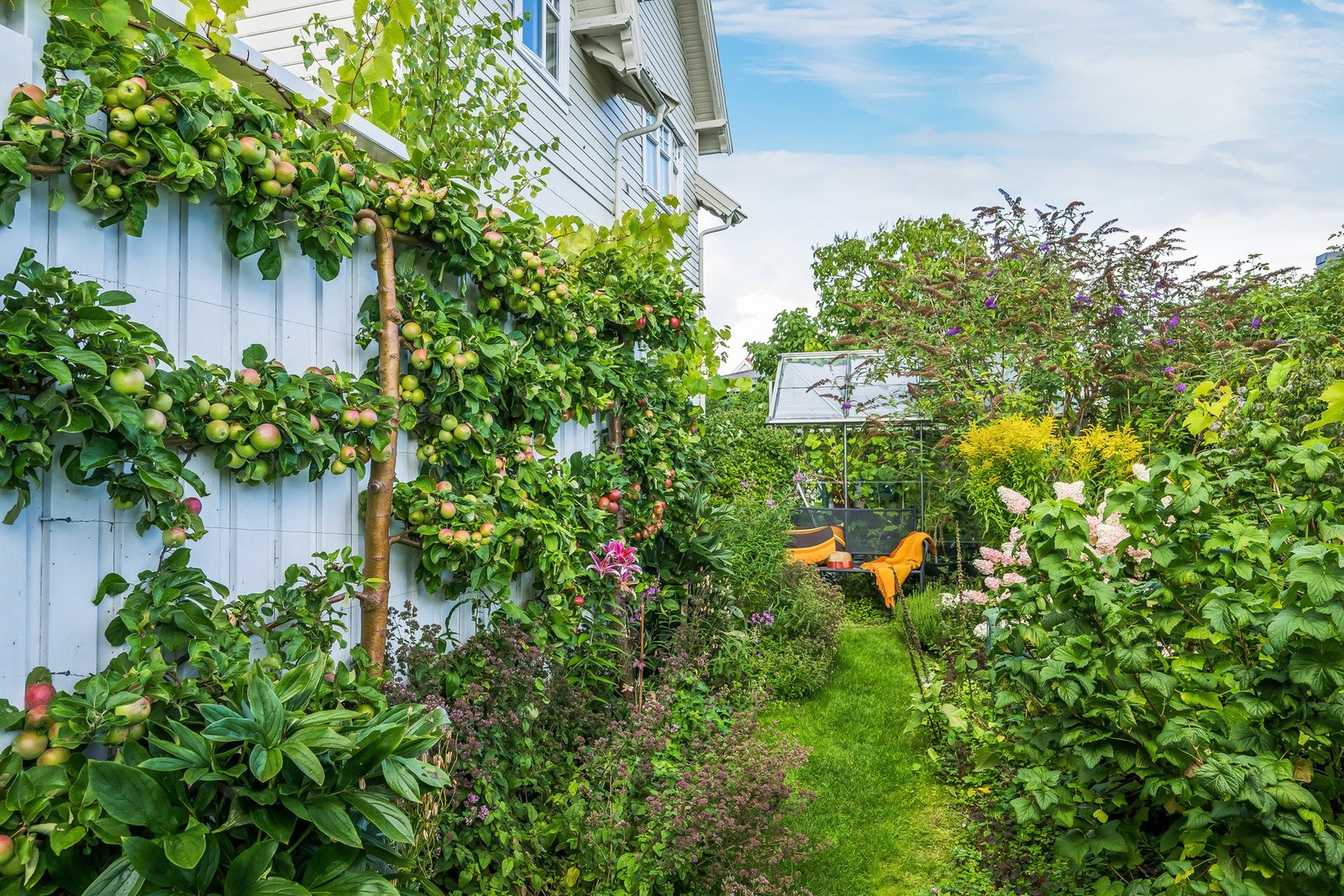 Da avslutter vi med noen flere sommerbilder av denne "hagedrømmen" i sentrum Galleribilde