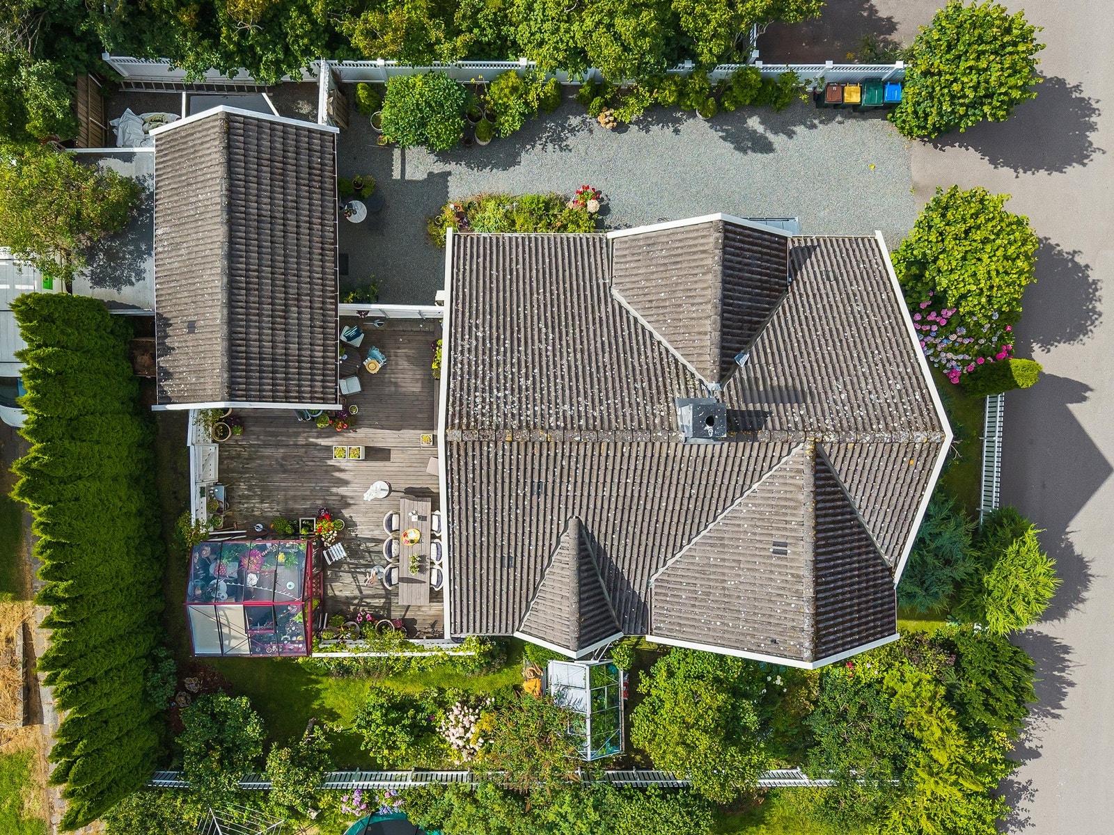 Dronefoto av Harald Hansens gate 7 Galleribilde