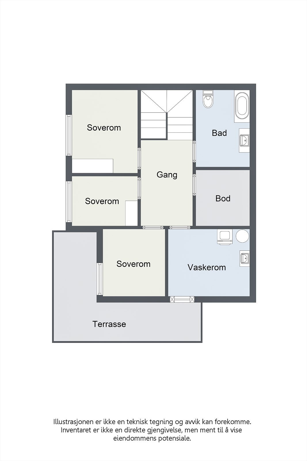 Plantegning Underetasje. Galleribilde