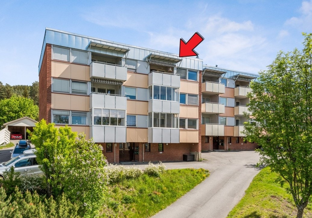 Toppleilighet med vestvendt og solrik balkong! Galleribilde