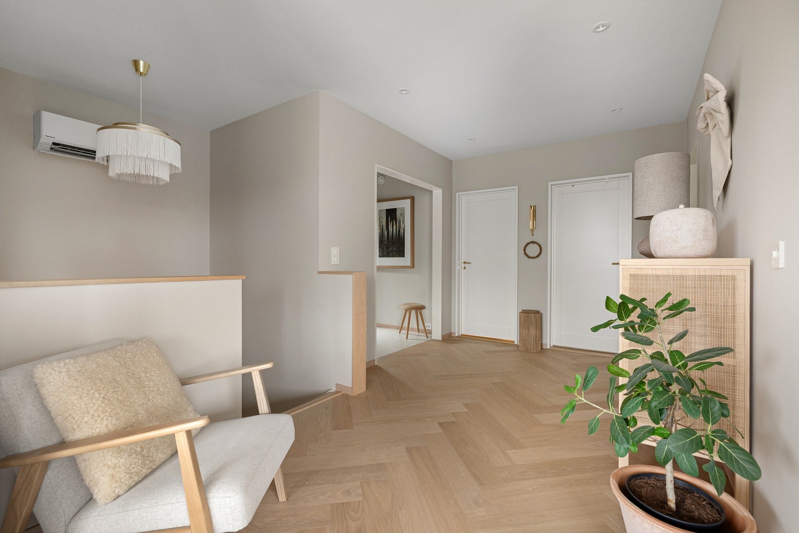 Alle hovedfunskjoner i hovedetasjen Galleribilde