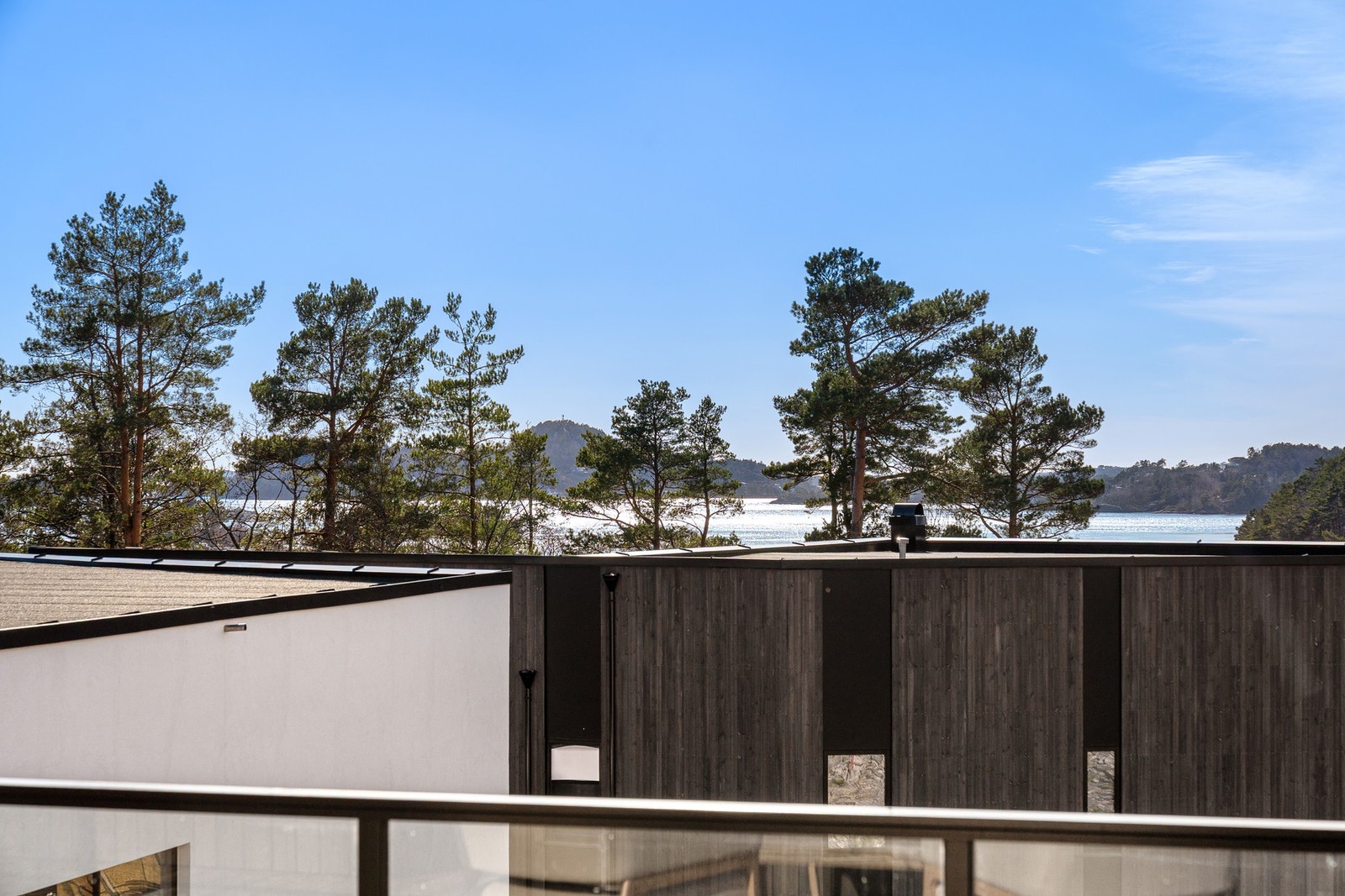 Fin utsikt fra terrasse Galleribilde