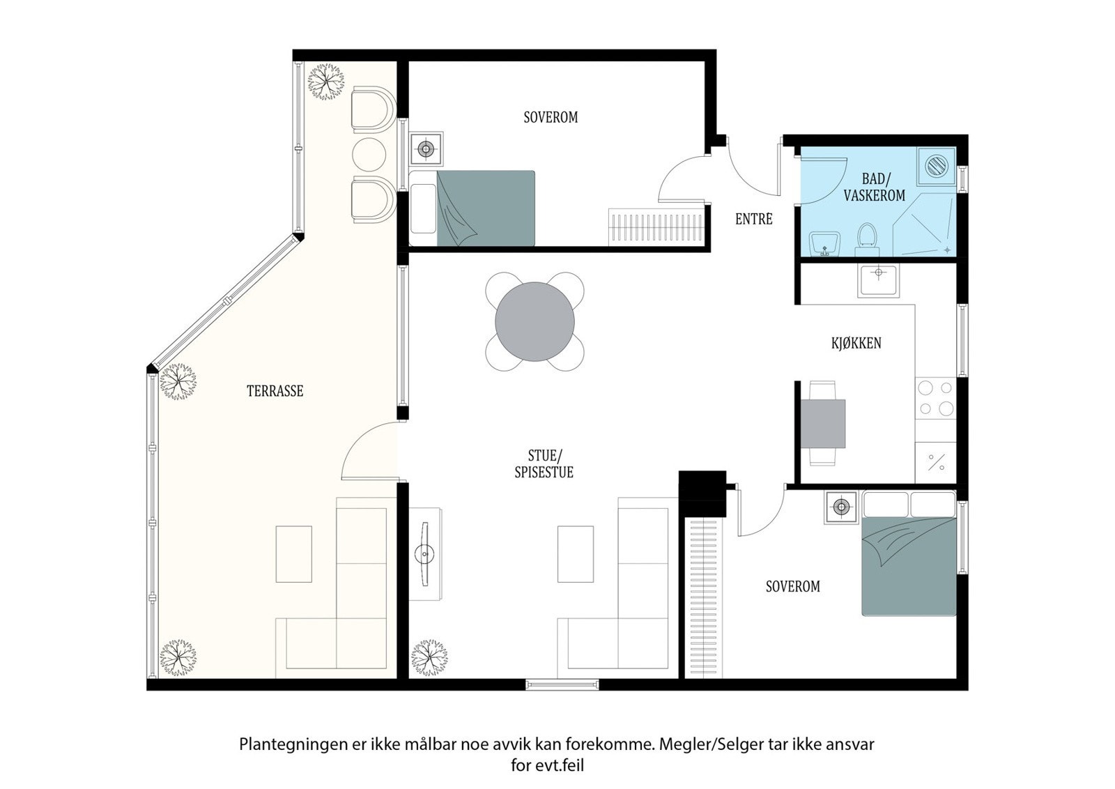 Plantegning Galleribilde