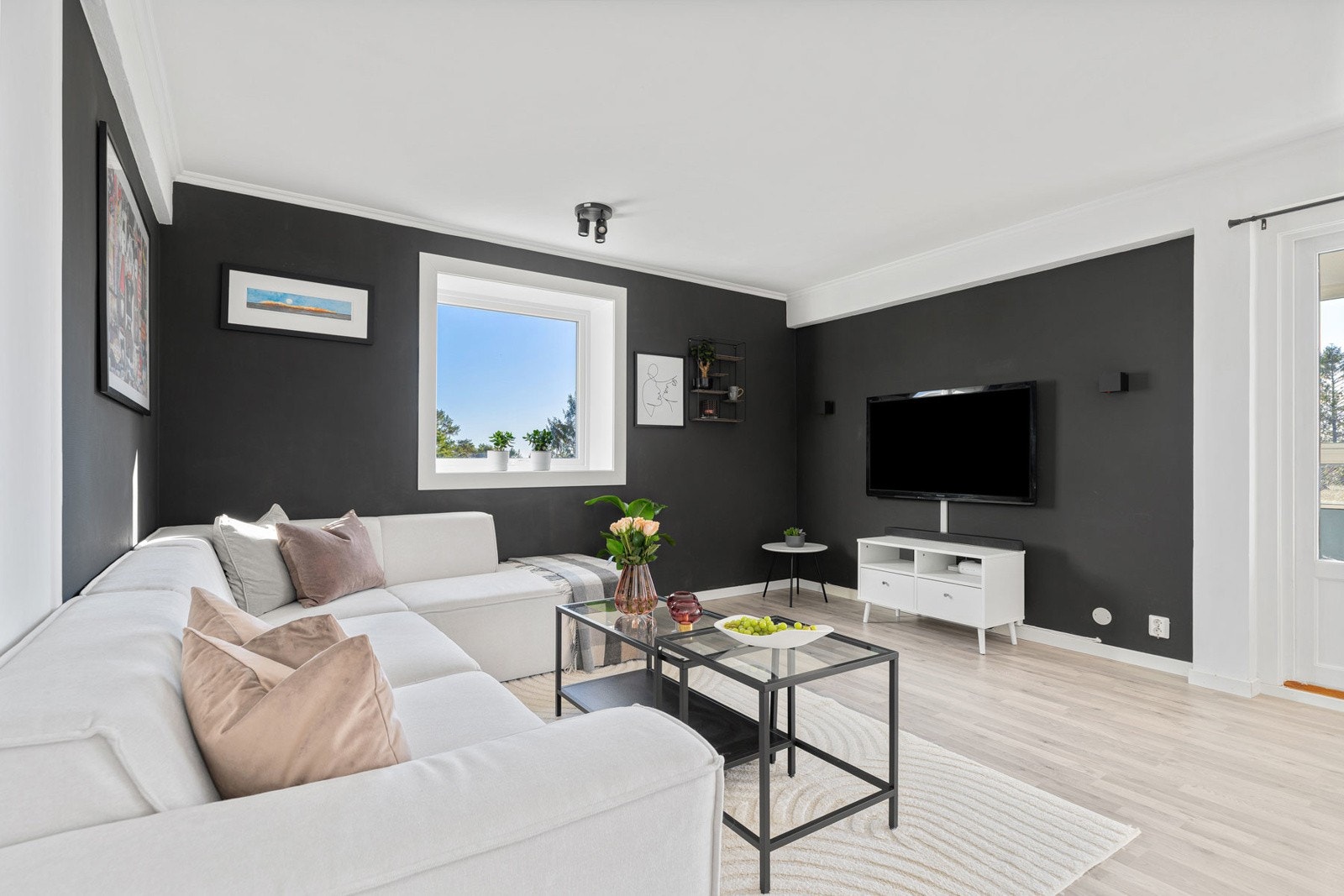 Hyggelig tv/sofakrok Galleribilde