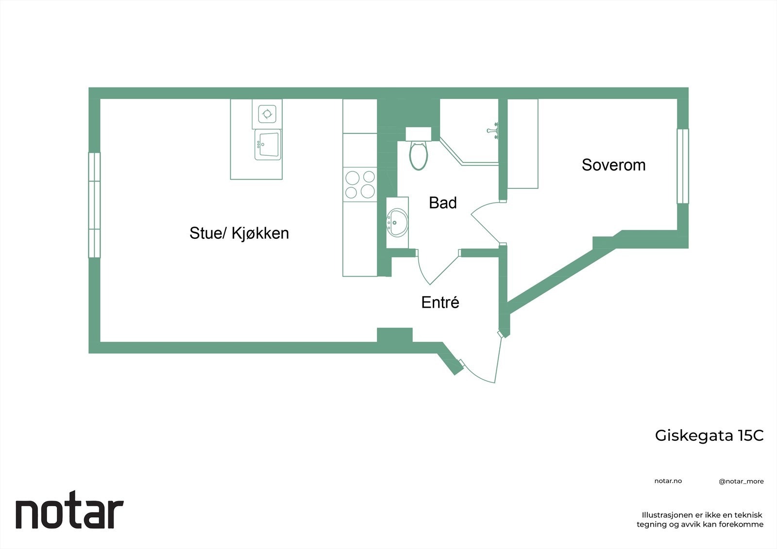 Planløsning. Galleribilde