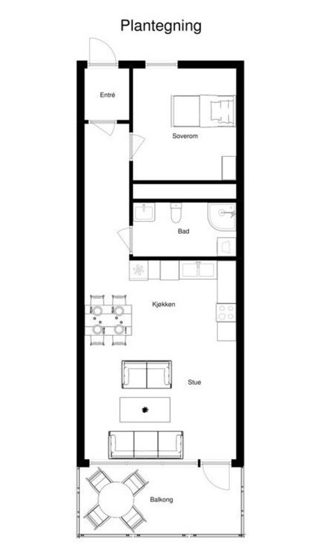 Plantegning - Grindatunet 9 Galleribilde