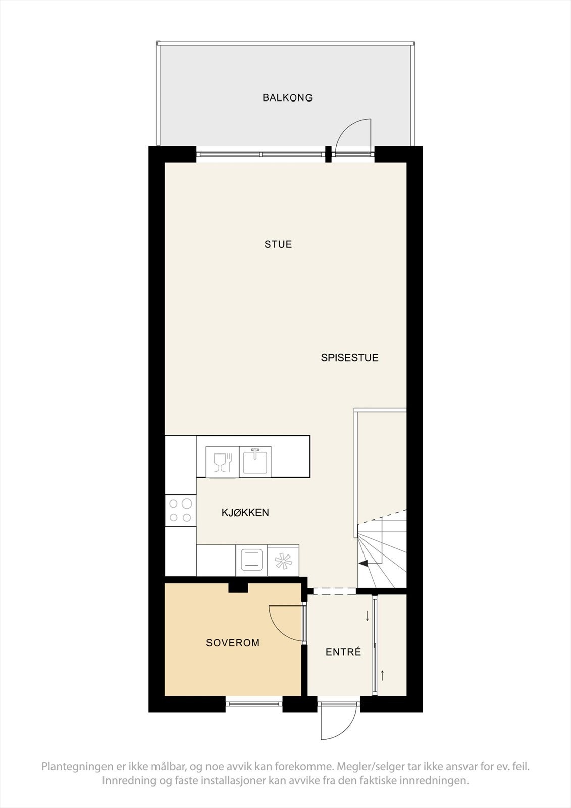 Plantegning - 1. etasje. Galleribilde