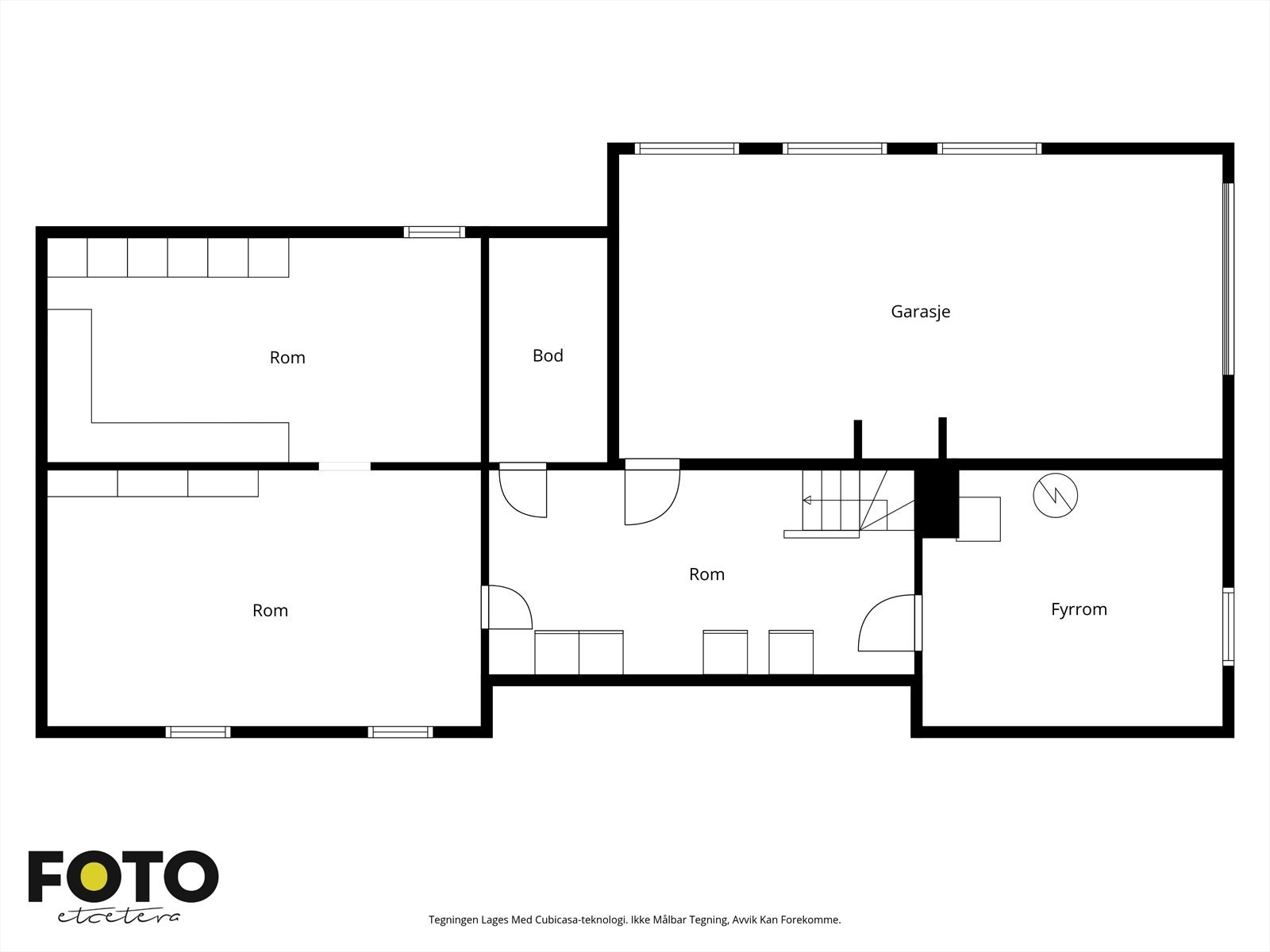 Illustrert planskisse, kjeller Galleribilde