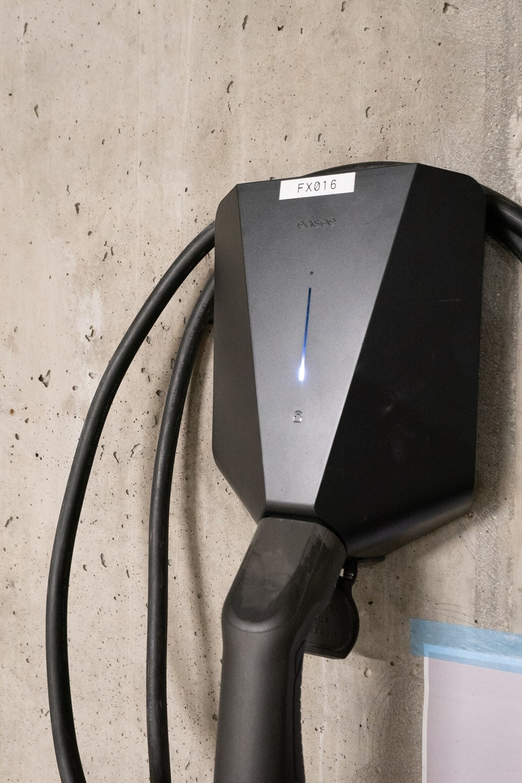 Her er det installert elbillader. Galleribilde