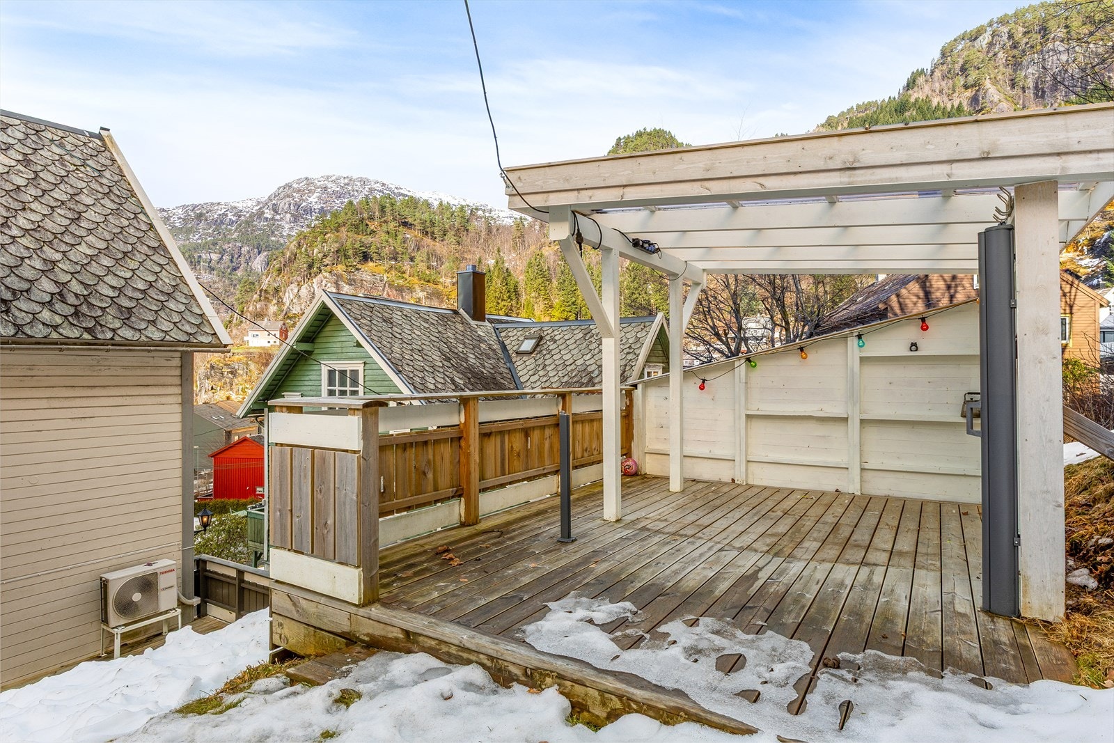 Overbygget terrasse. Galleribilde