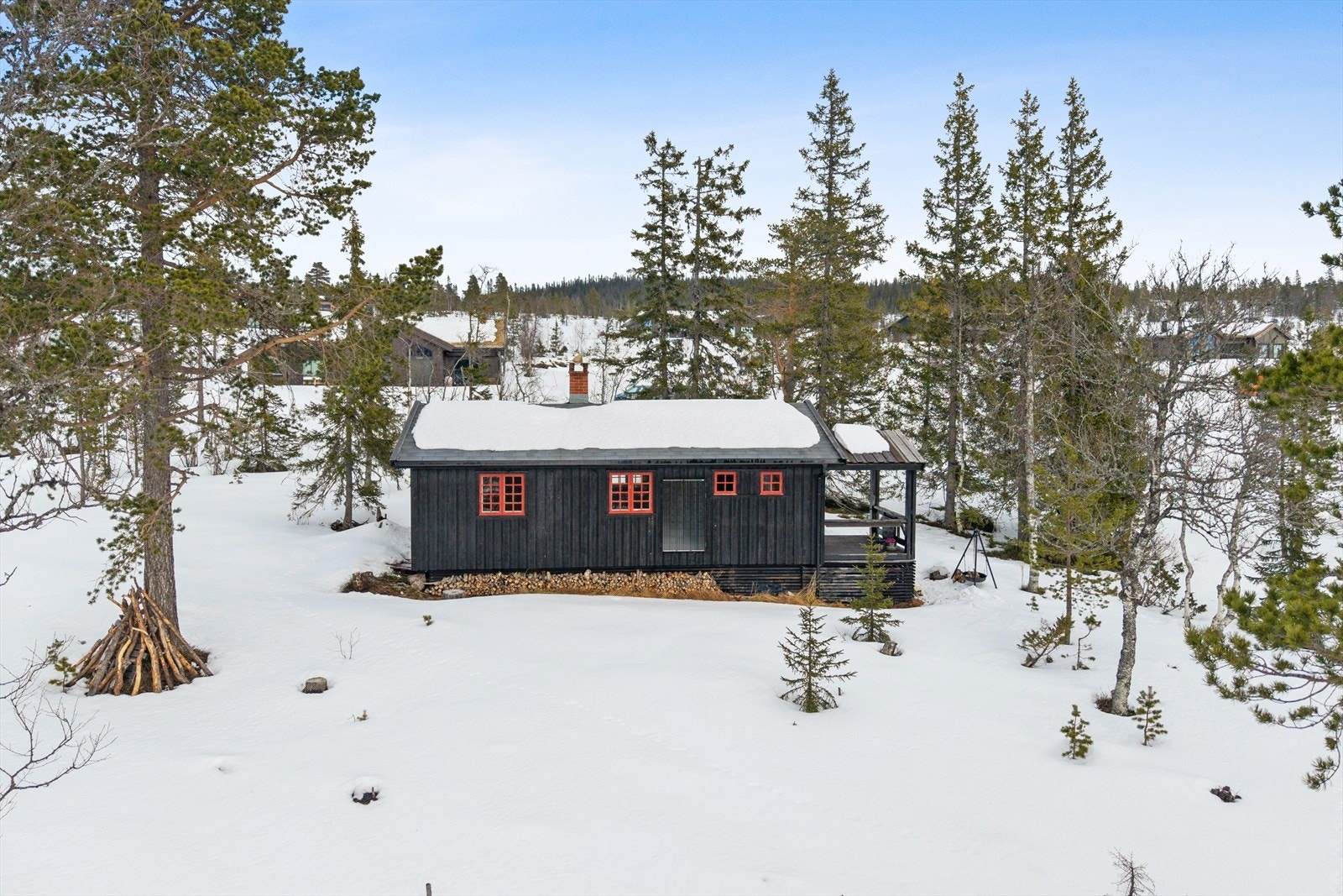 Tradisjonell fjellhytte med skjermet og privat beliggenhet, 795 moh. Galleribilde