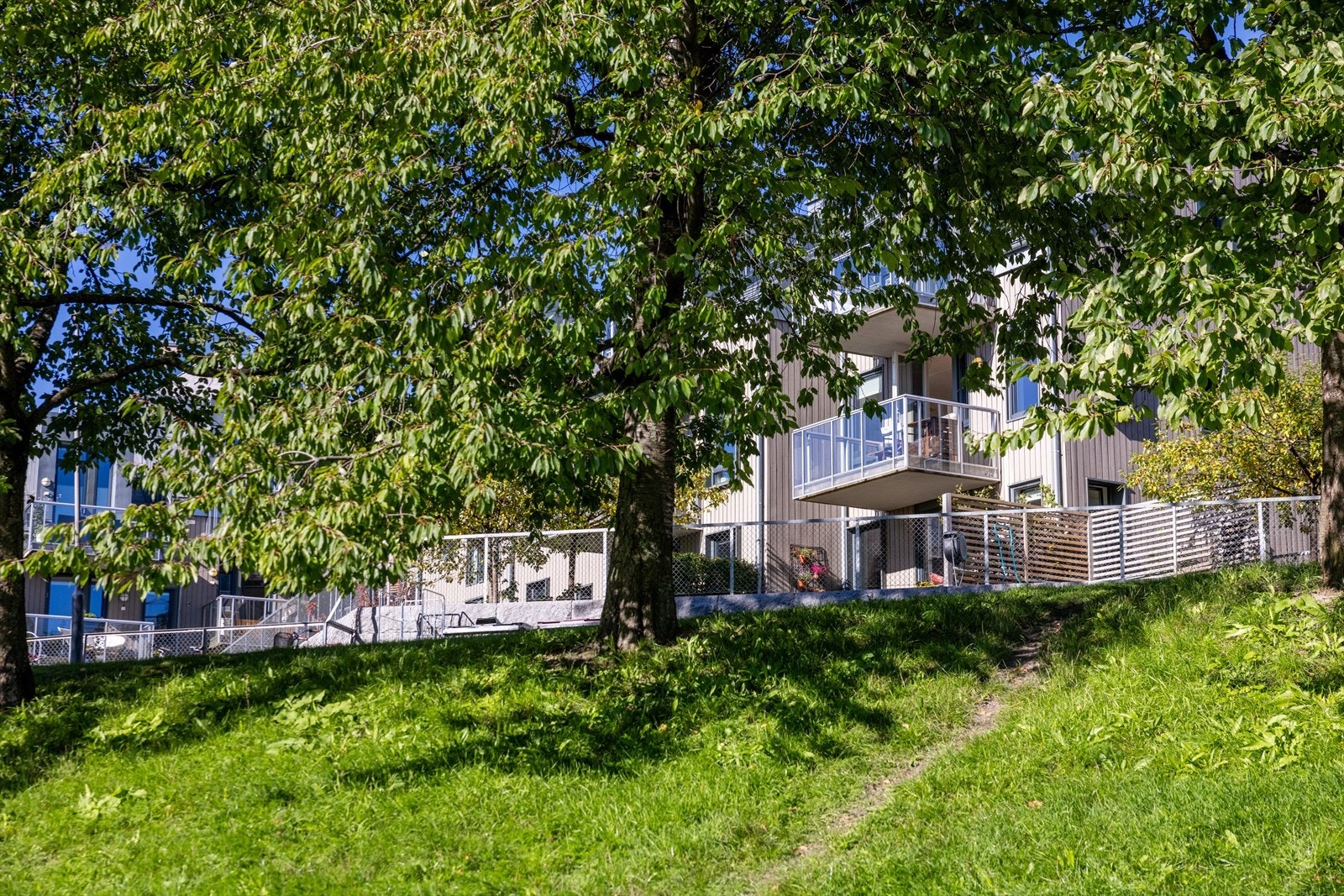 Fra leiligheten kan du spasere rett bort til idylliske Myraløkka park. Galleribilde