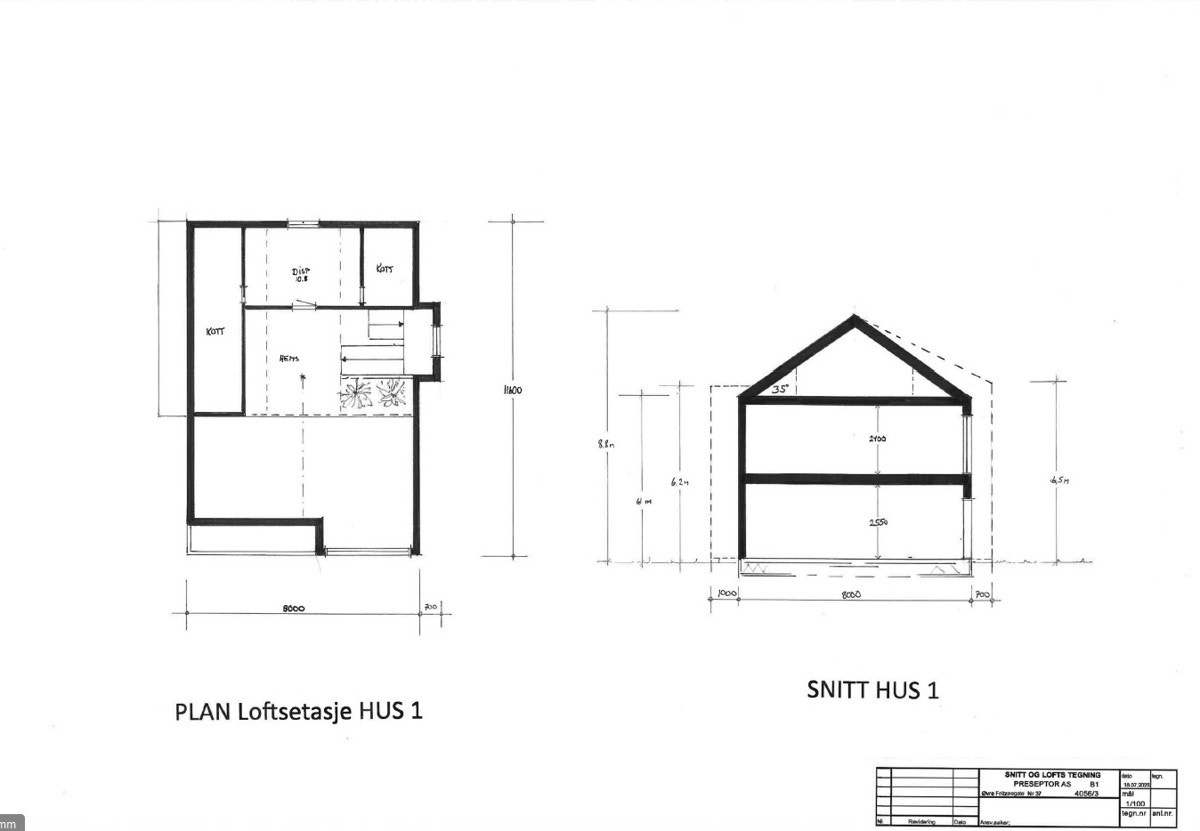 Loftsetasje hus 1 Galleribilde