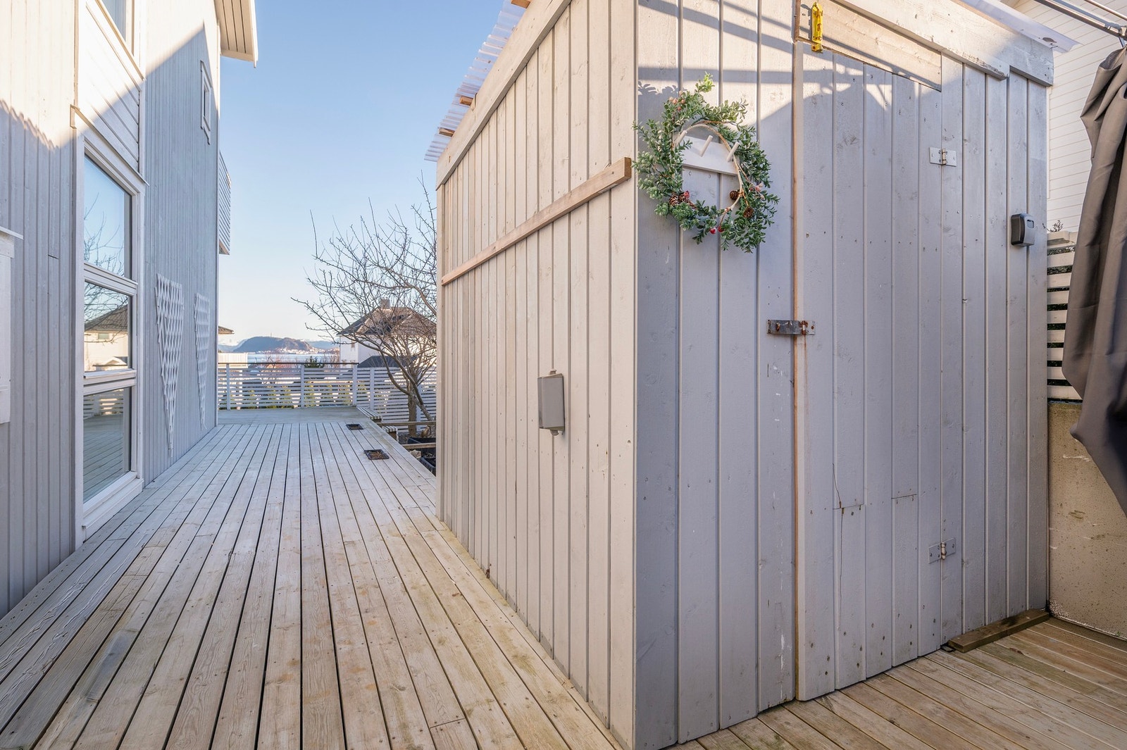 Utebod på ca. 4 m². Galleribilde