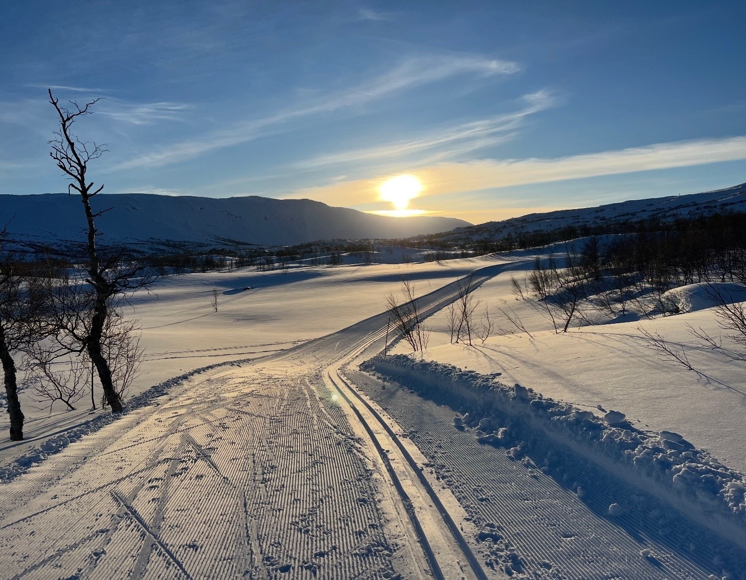Selgers bilde - Her kan du spenne på deg skiene rett utenfor døren og gå rett ut i løypenettet. Galleribilde