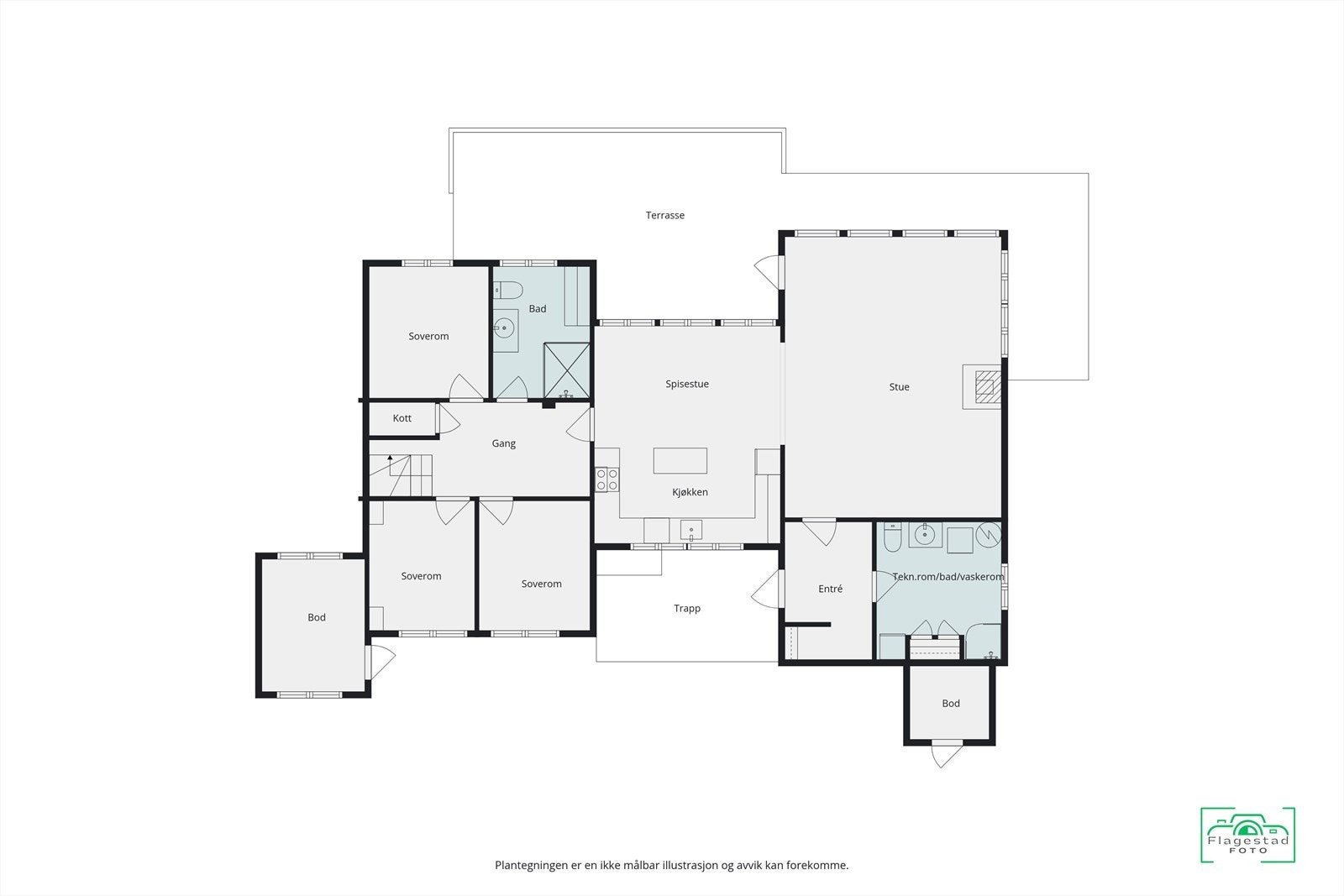 Plantegning Galleribilde