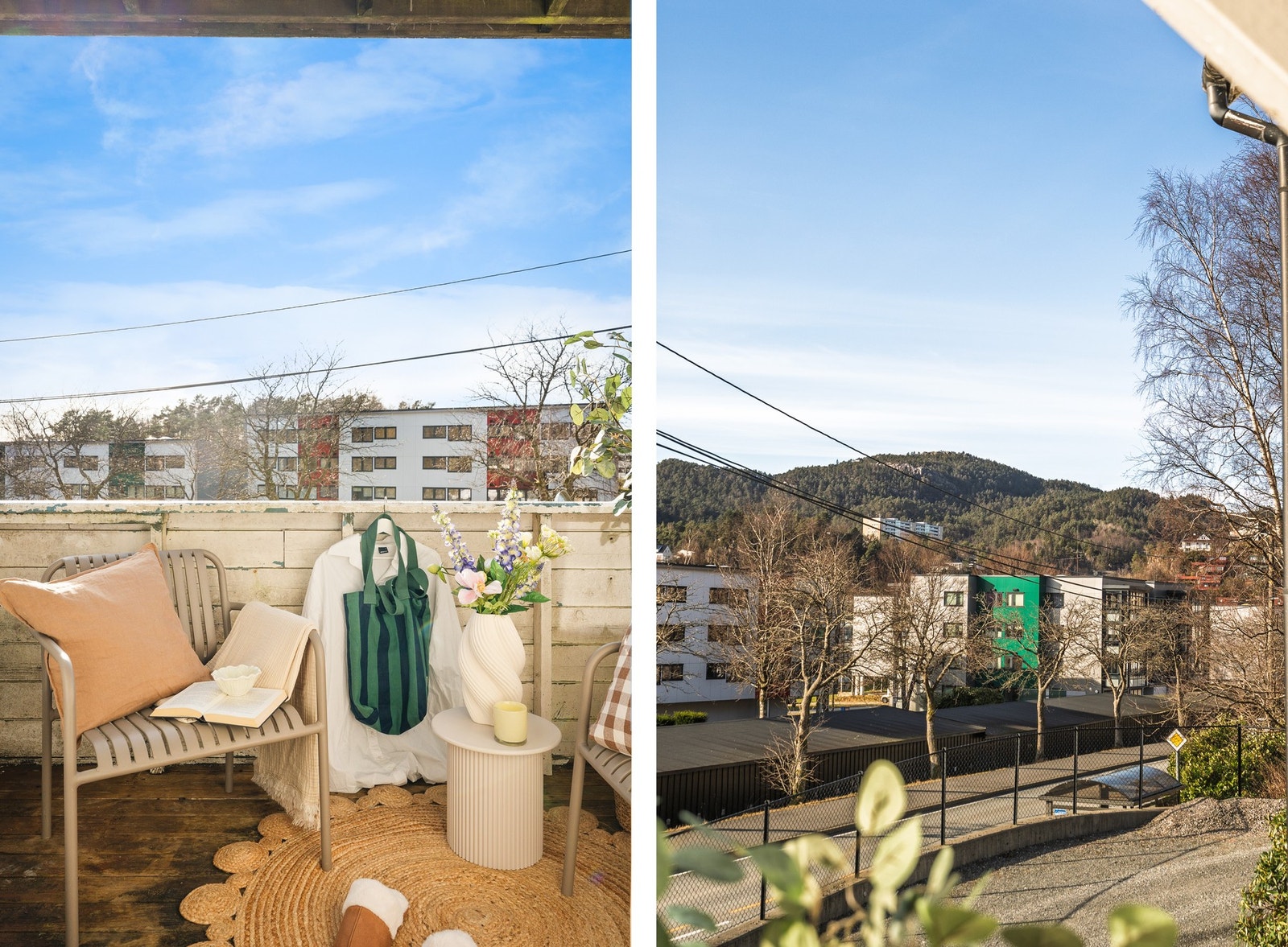 Fin utsikt over nærområde. Galleribilde