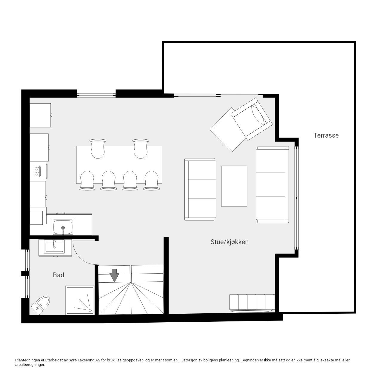 Plantegning 2. etasje - Pynten 32 Galleribilde