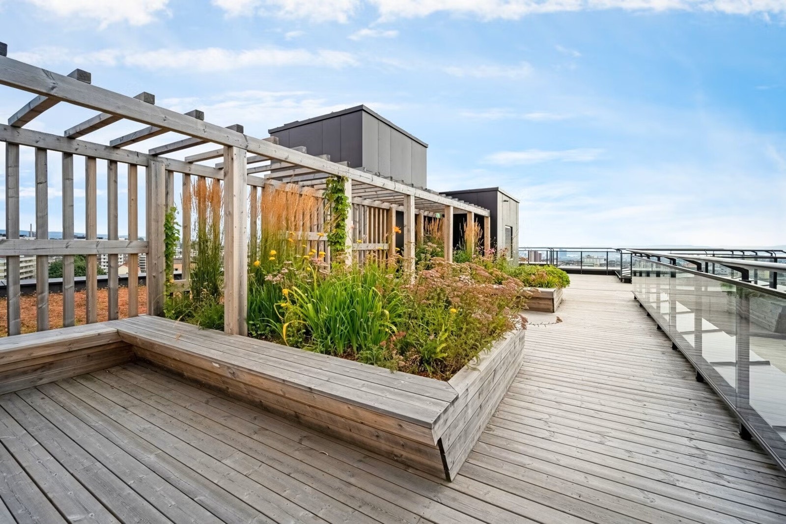 Som beboer har du tilgang til en nydelig felles takterrasse. Galleribilde