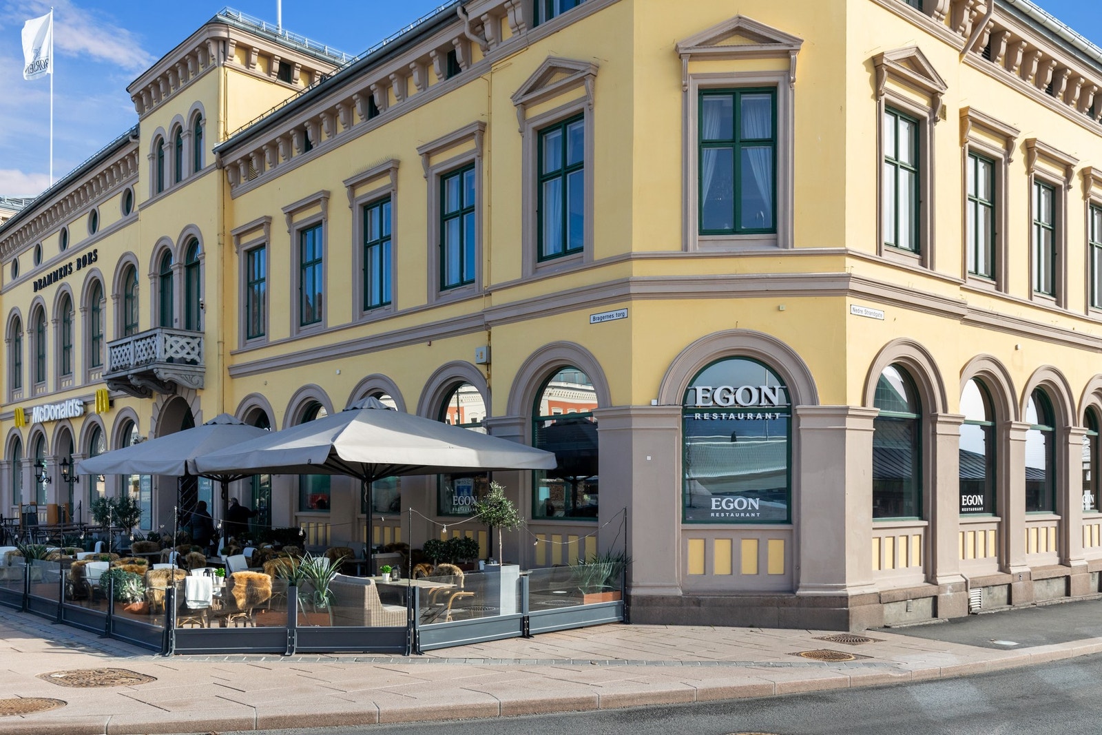Bragernes torg. Galleribilde
