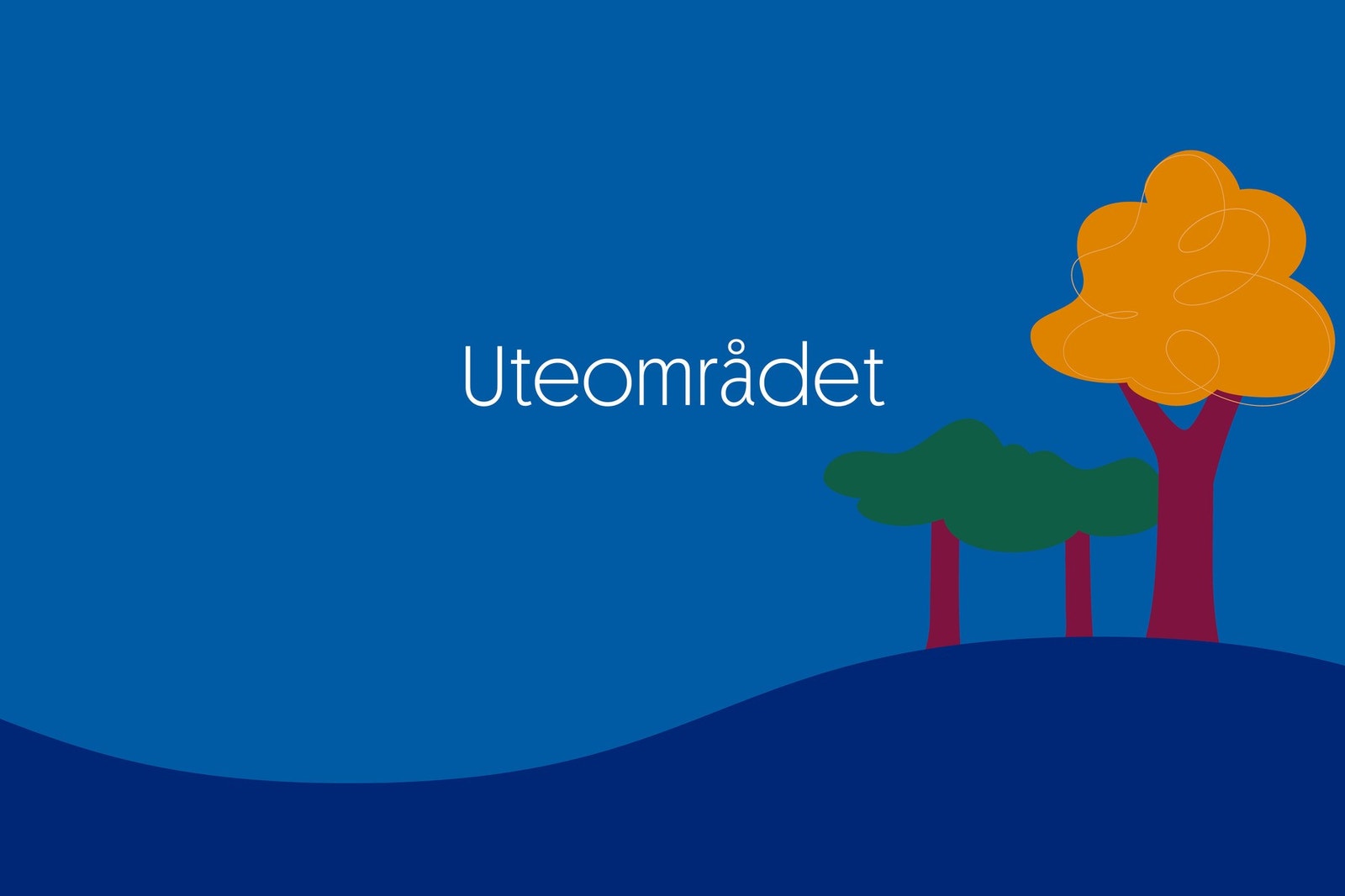 Uteområdet. Galleribilde