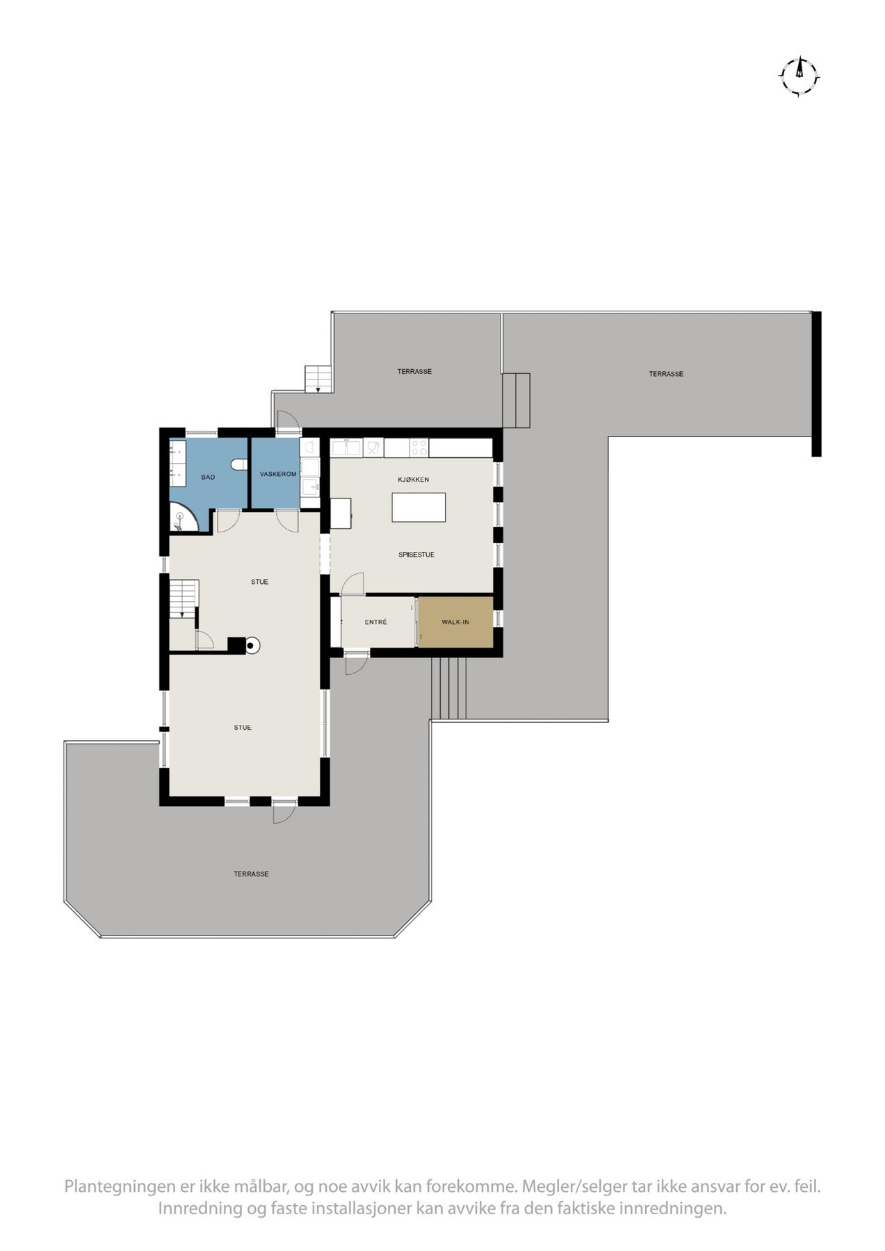 Planskisse 1. etasje Galleribilde