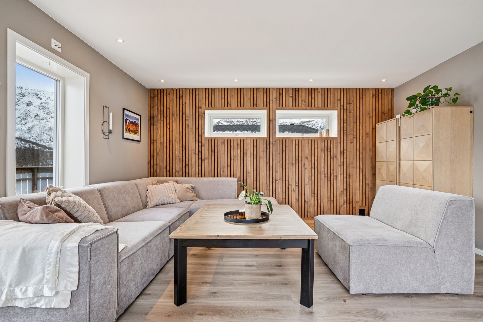 Smakfullt innredet. Galleribilde