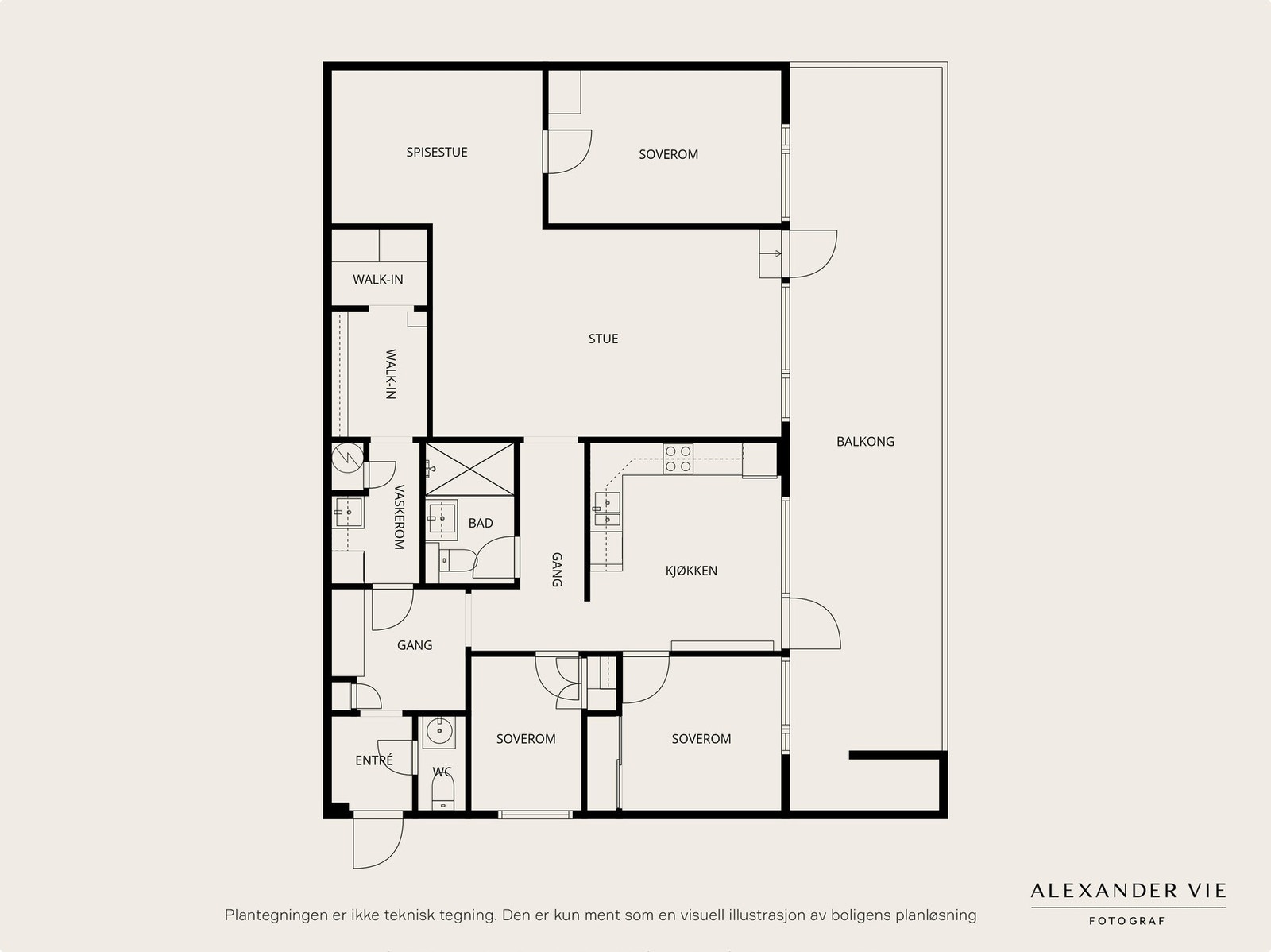Plantegning Galleribilde
