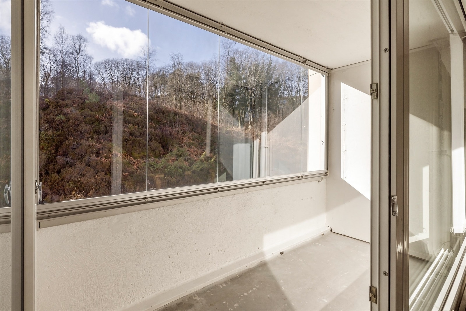 Den innglassede balkongen blir også oppgradert i regi av borettslaget. Galleribilde