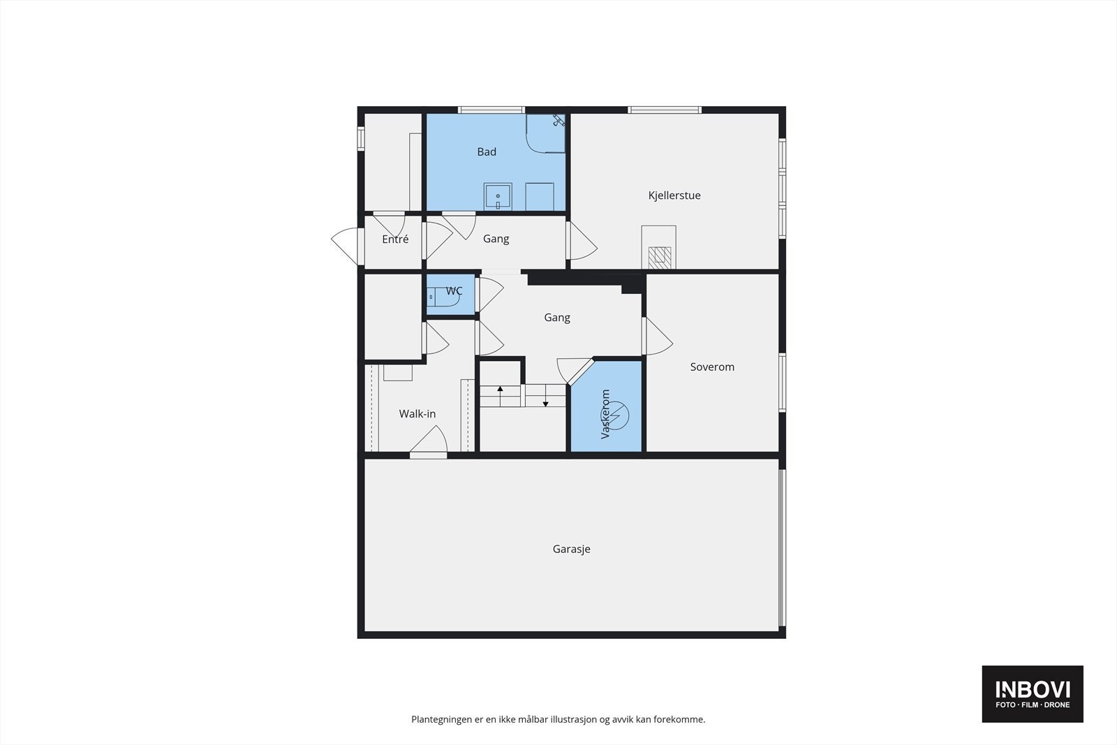 Plantegning | Underetasje Galleribilde