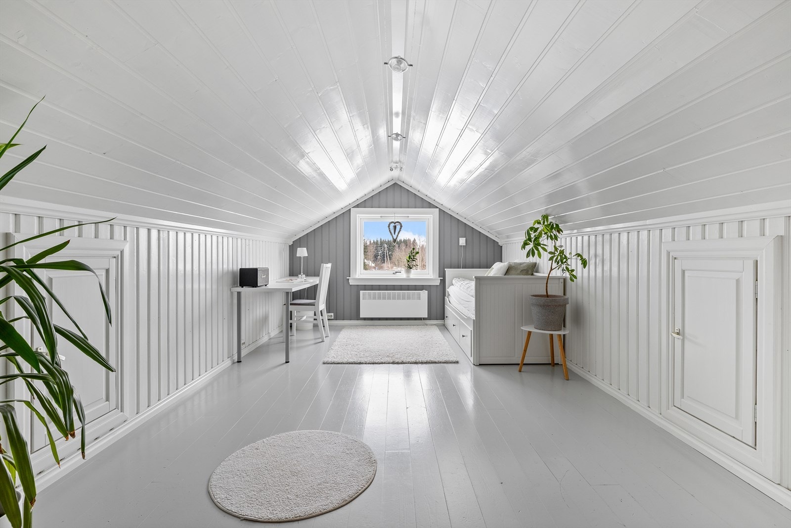 På hemsen er det innredet soverom Galleribilde