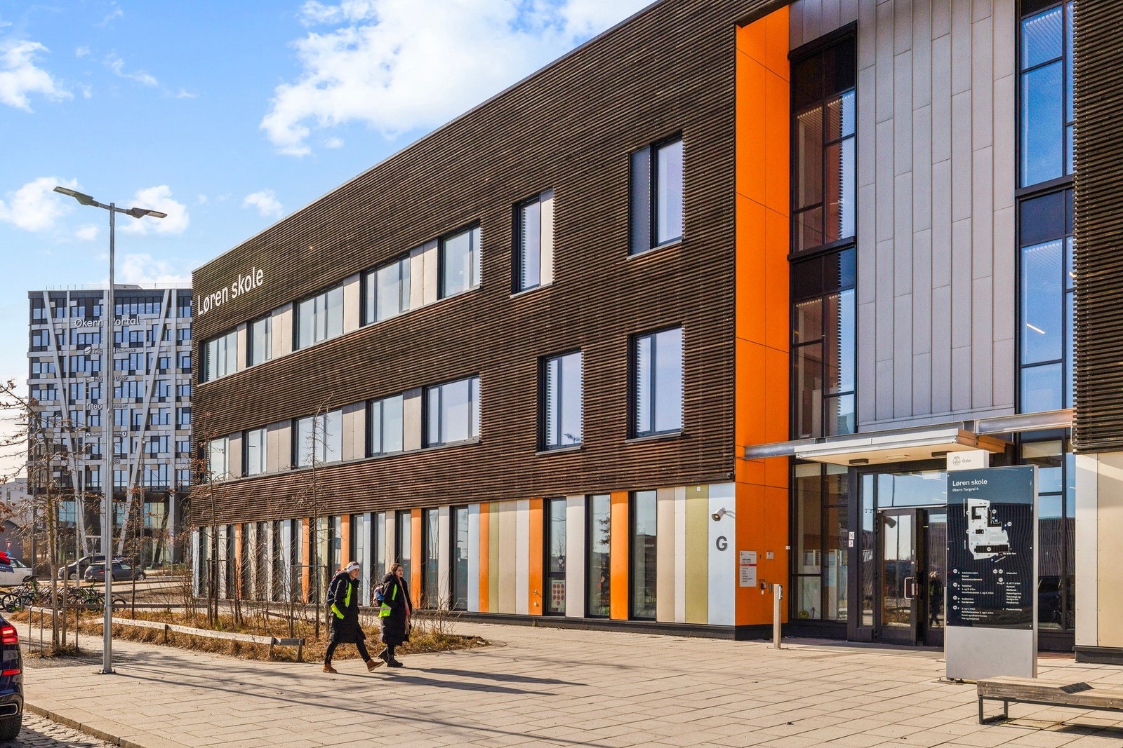 Løren skole ligger i kort gangavstand fra boligen Galleribilde