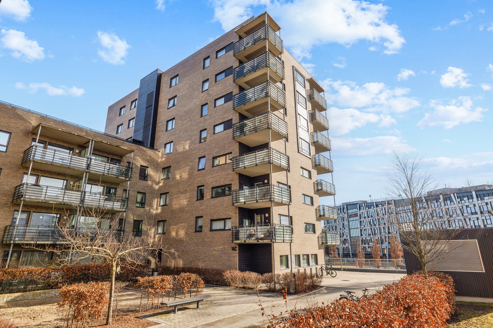 Boligen har en svært god intern beliggenhet i sameiet Galleribilde