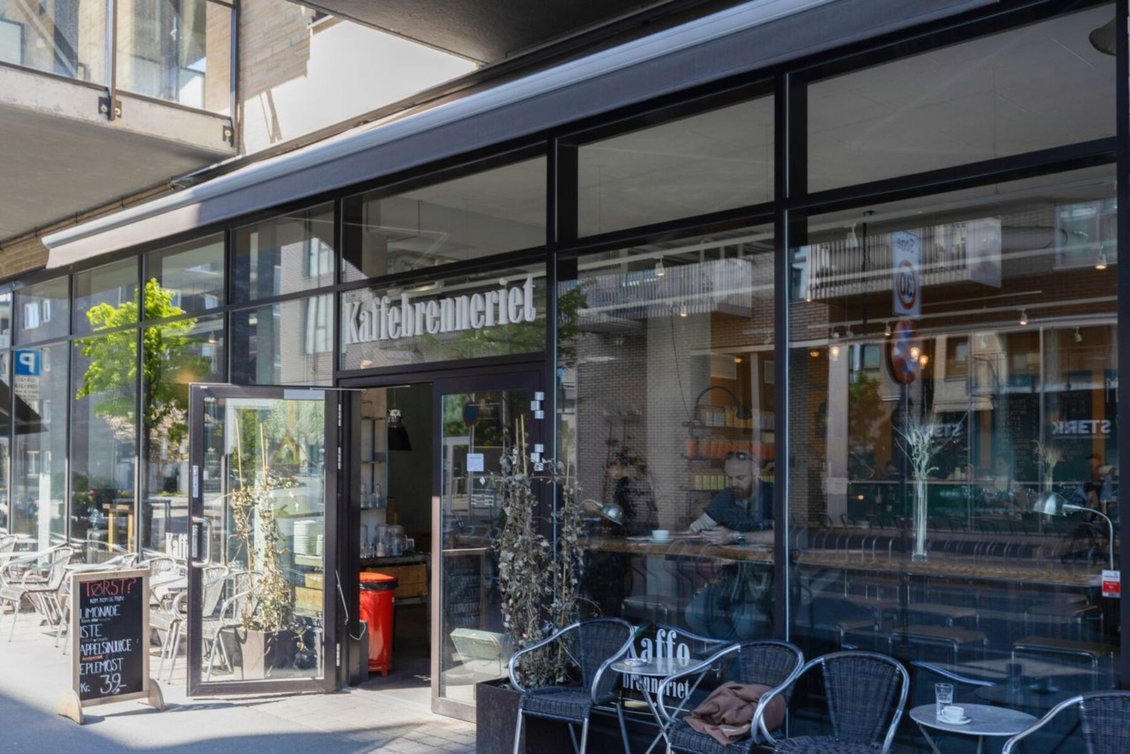 Kaffebrenneriet på Løren er populært samlingssted for beboerne i området Galleribilde