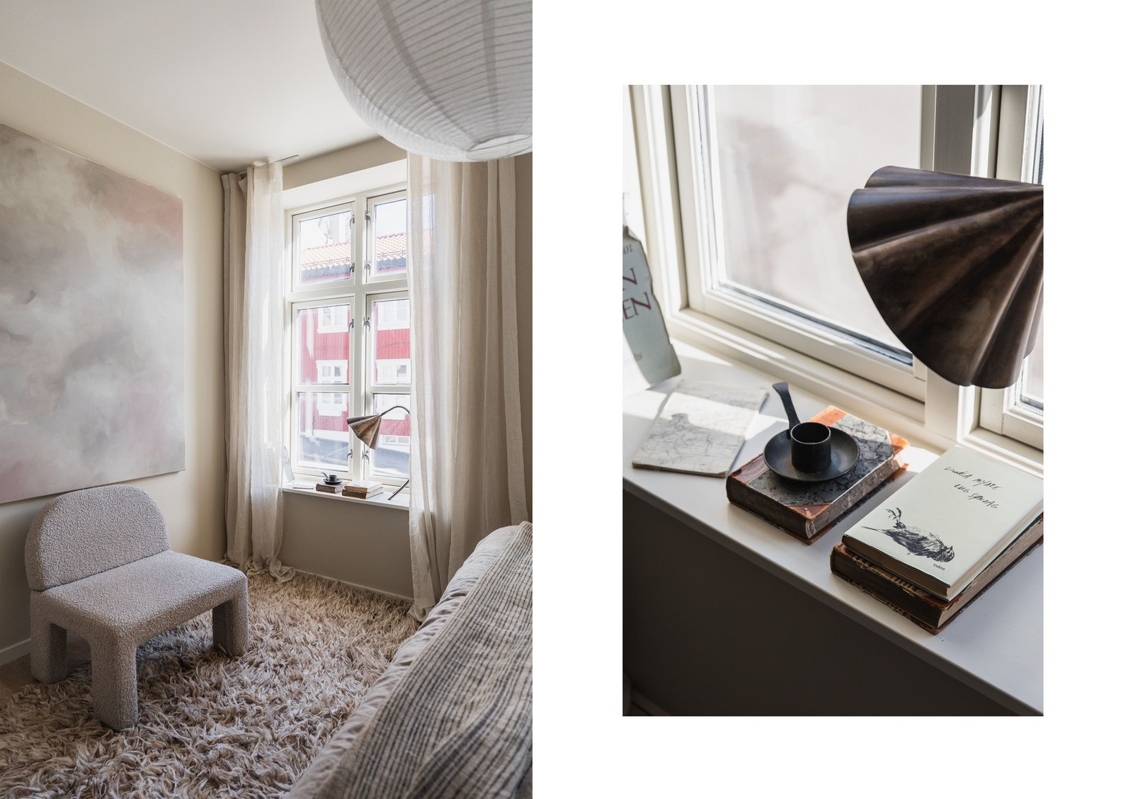 Leilighetens planløsning legger til rette for soverom som ikke ligger vegg i vegg. Galleribilde