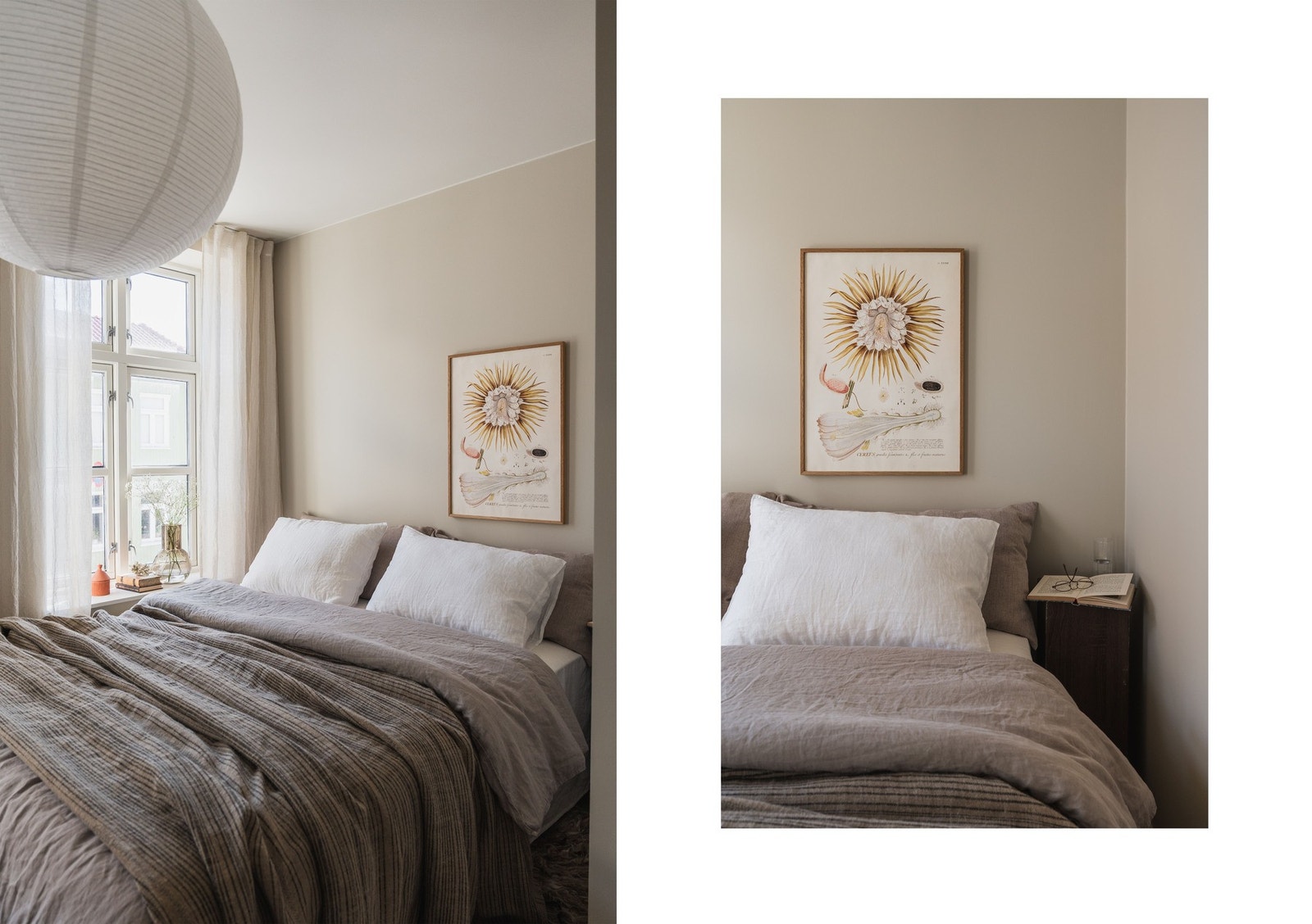 Soverommene er innredet i delikate, lune farger. Galleribilde