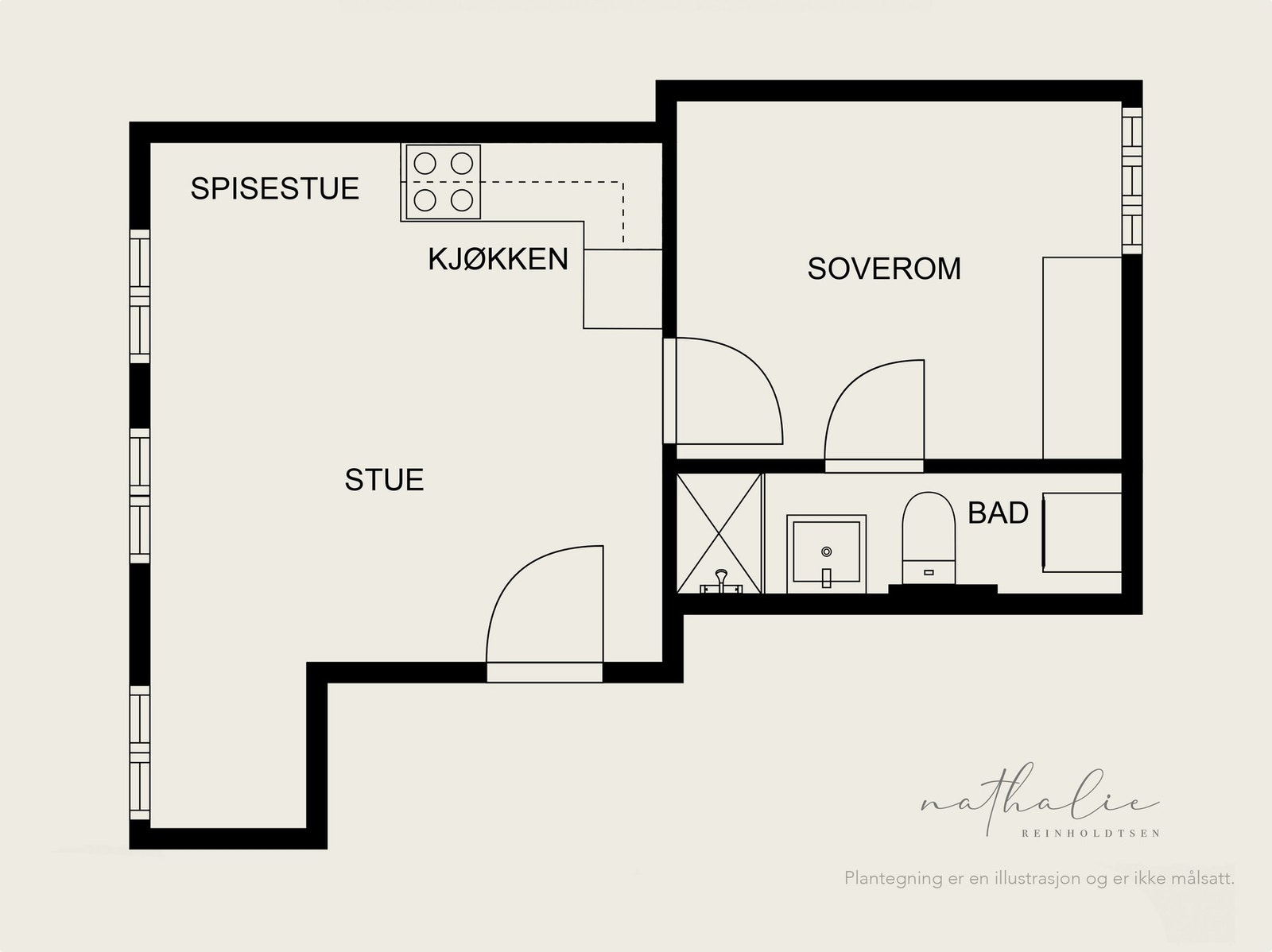 Plantegning Galleribilde