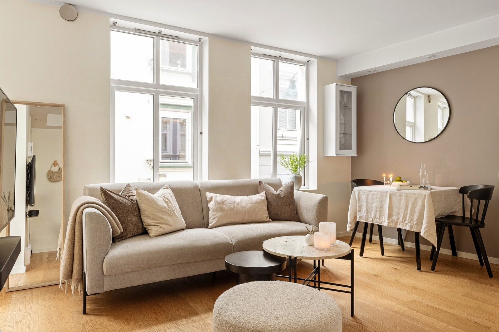 En lys og flott leilighet sentralt i Sandviken. Galleribilde