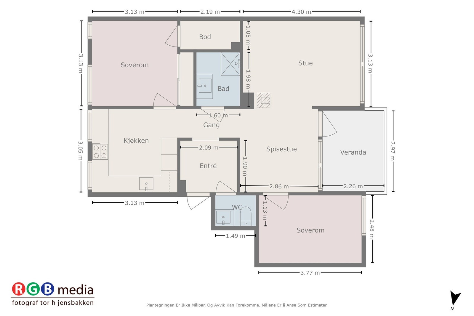 Plantegning Galleribilde