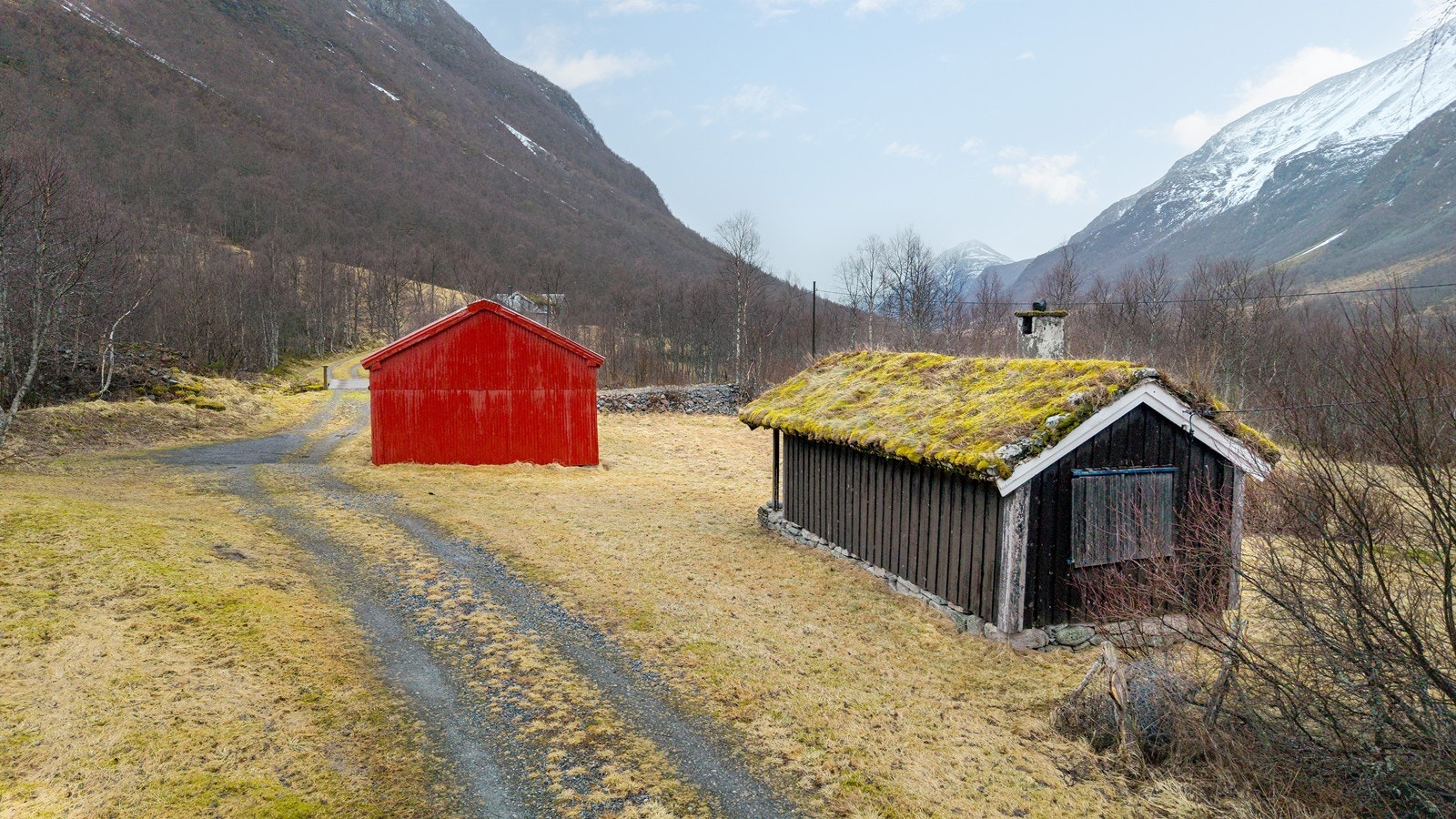 Innkjørsel til eiendommen Galleribilde