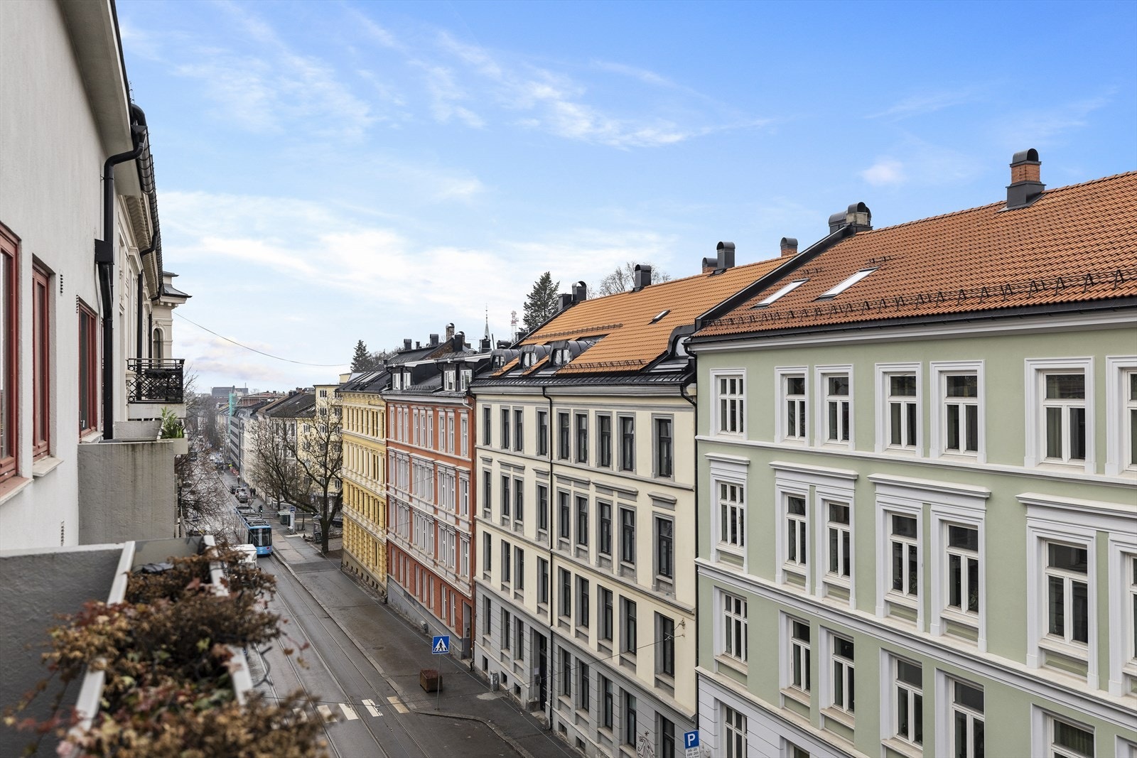 Herfra har du utsikt ned mot Bislett. Galleribilde
