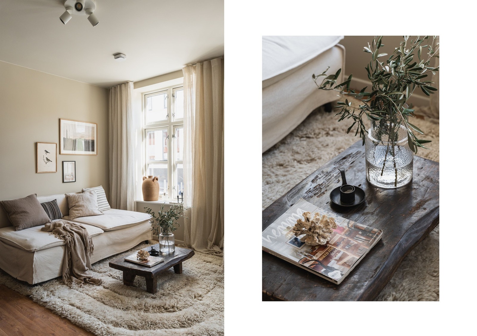 Leiligheten ligger skjermet til på Kampen, omringet av hyggelige nabolagskaféer og grøntområder. Galleribilde