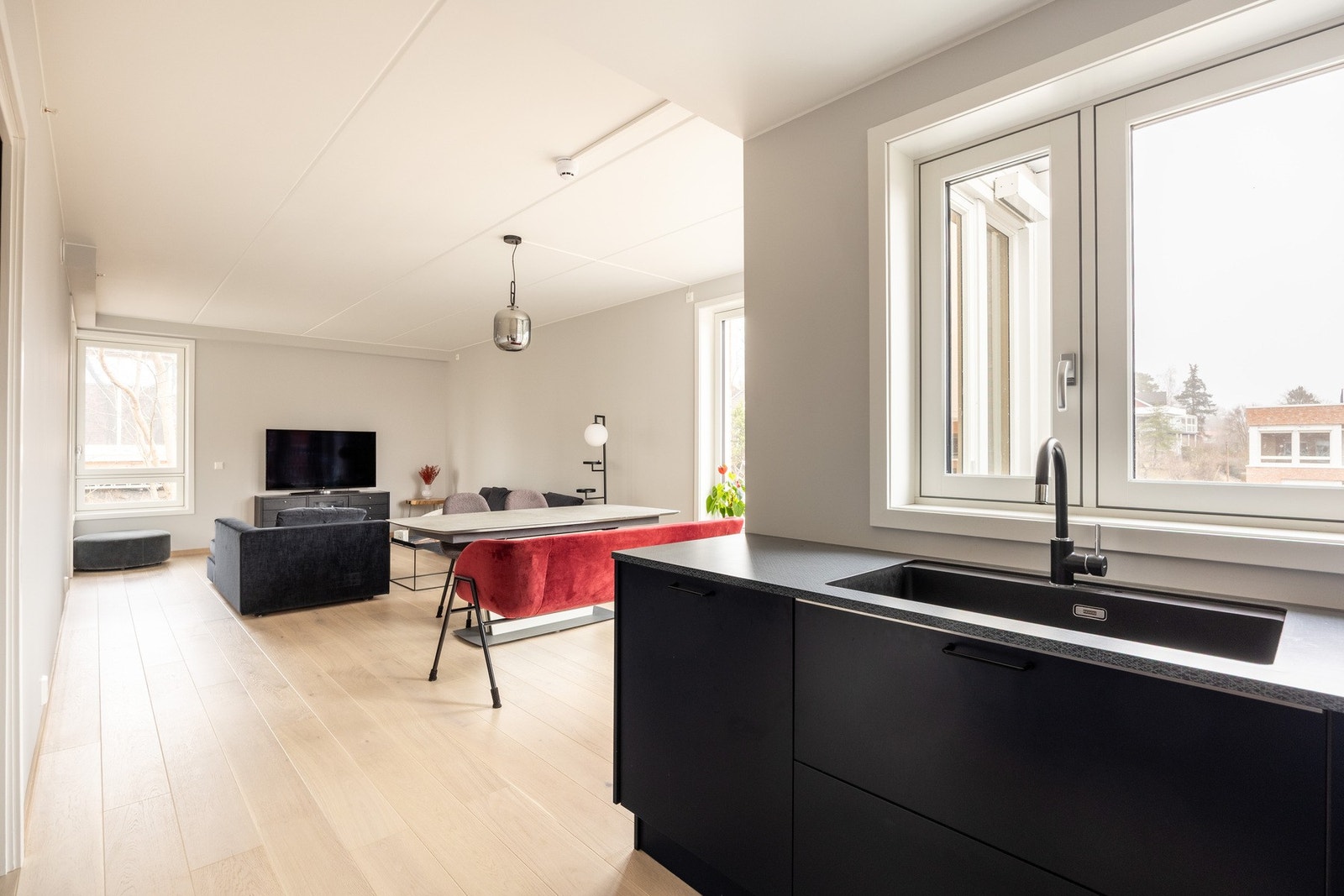 Moderne 3-roms selveierleilighet i nybygg fra 2025. Galleribilde