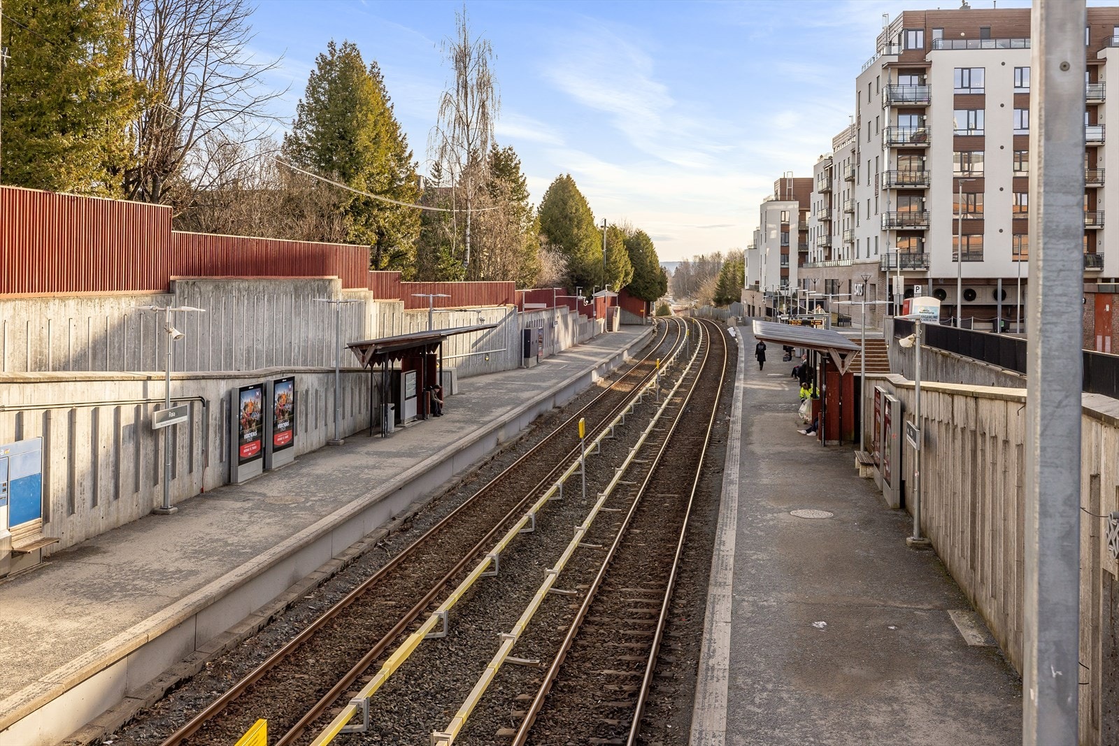 Røa t-bane. Linje 2 går her, ca 11 min til Majorstuen Galleribilde